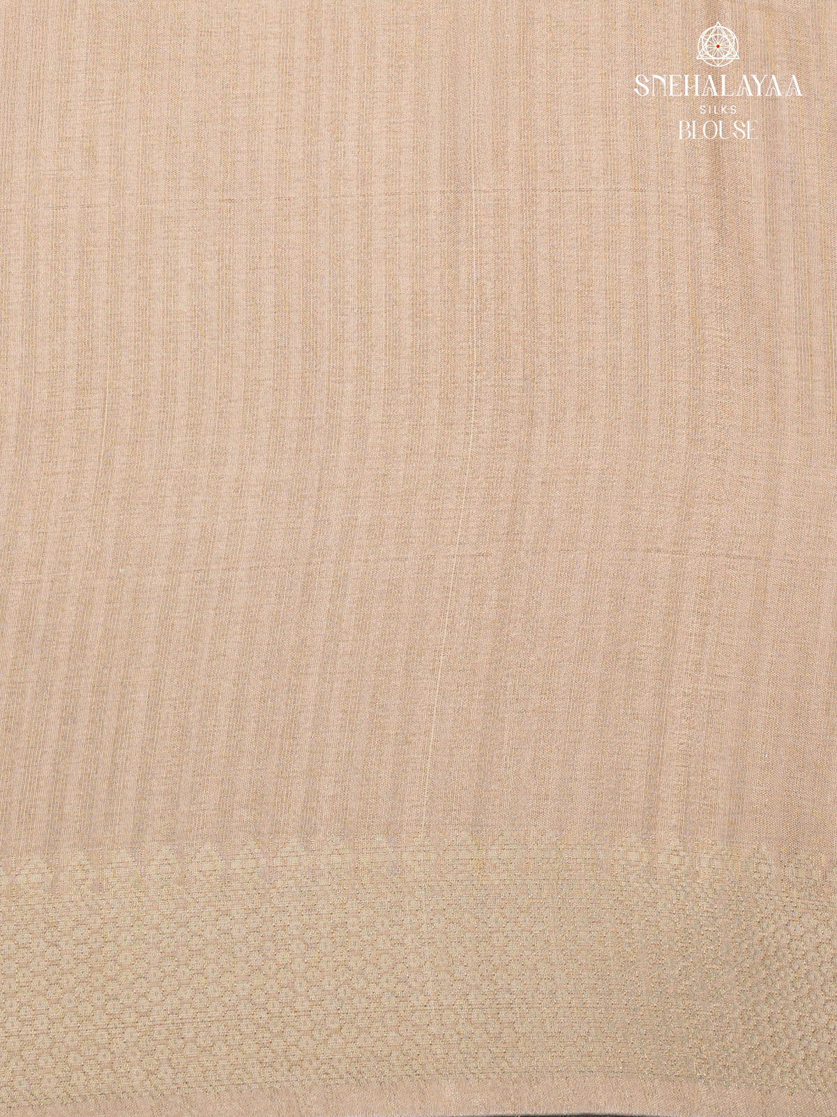 Beige Floral Printed Tussar Saree