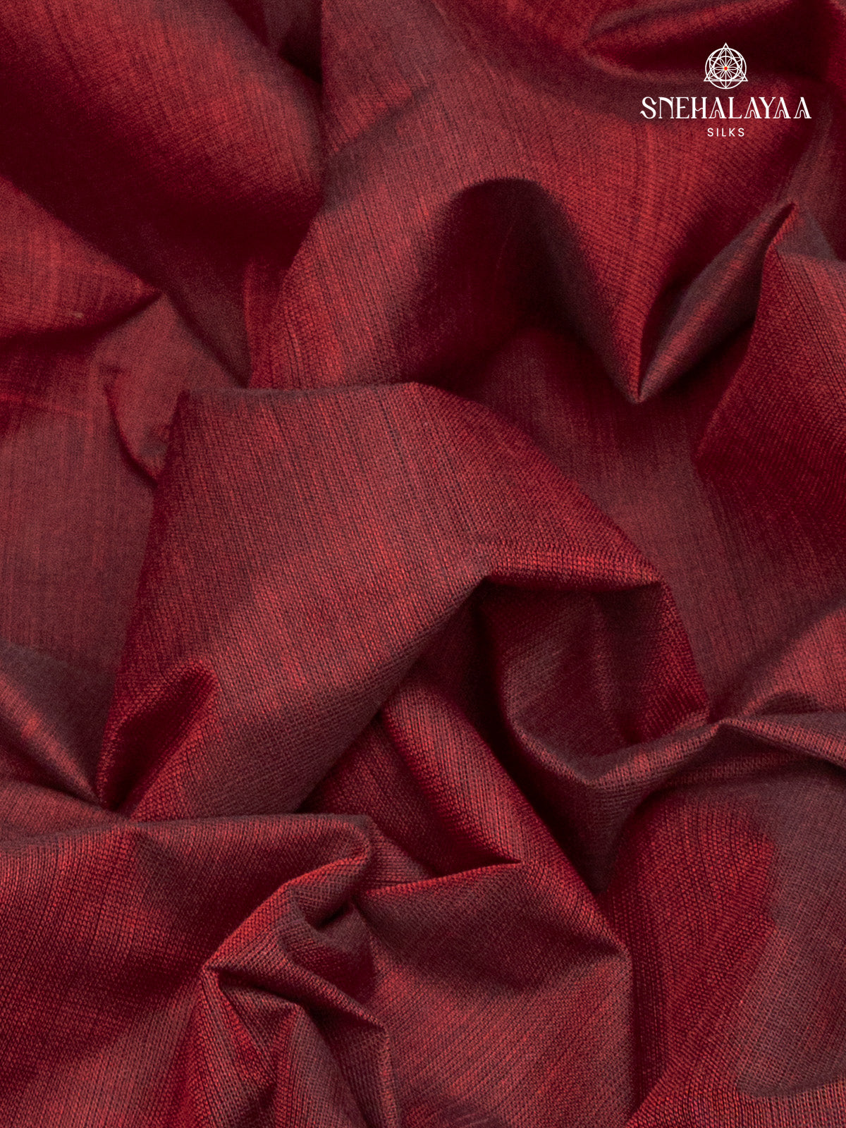 Maroon Pure Kanchi Cotton Saree