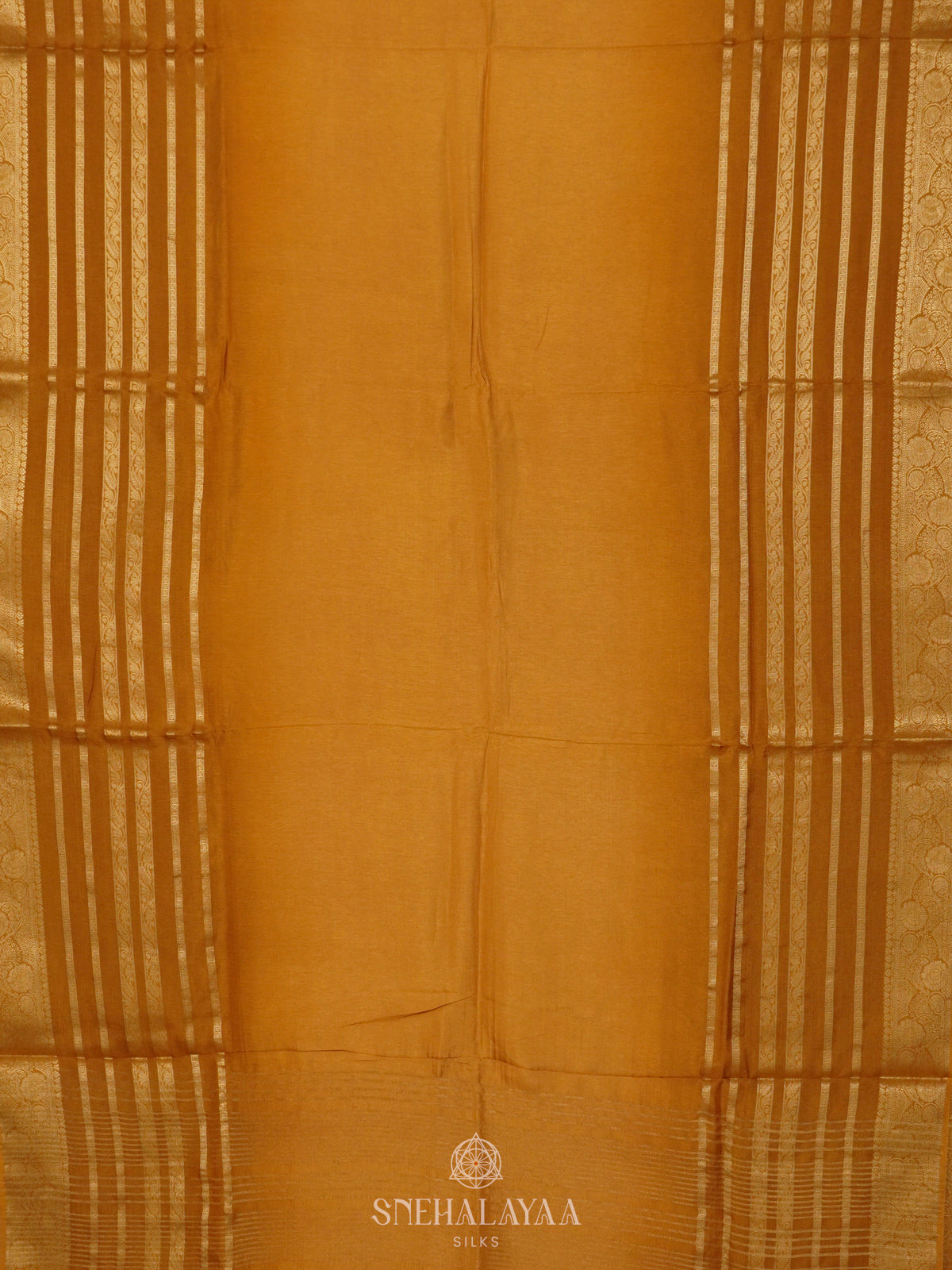 Yellow Banaras Silk Saree