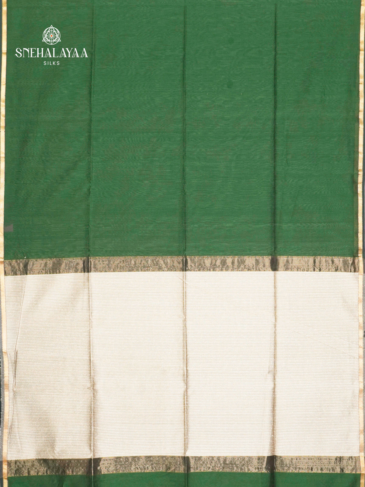 Emerald Green Mageshwari Silk Cotton Saree