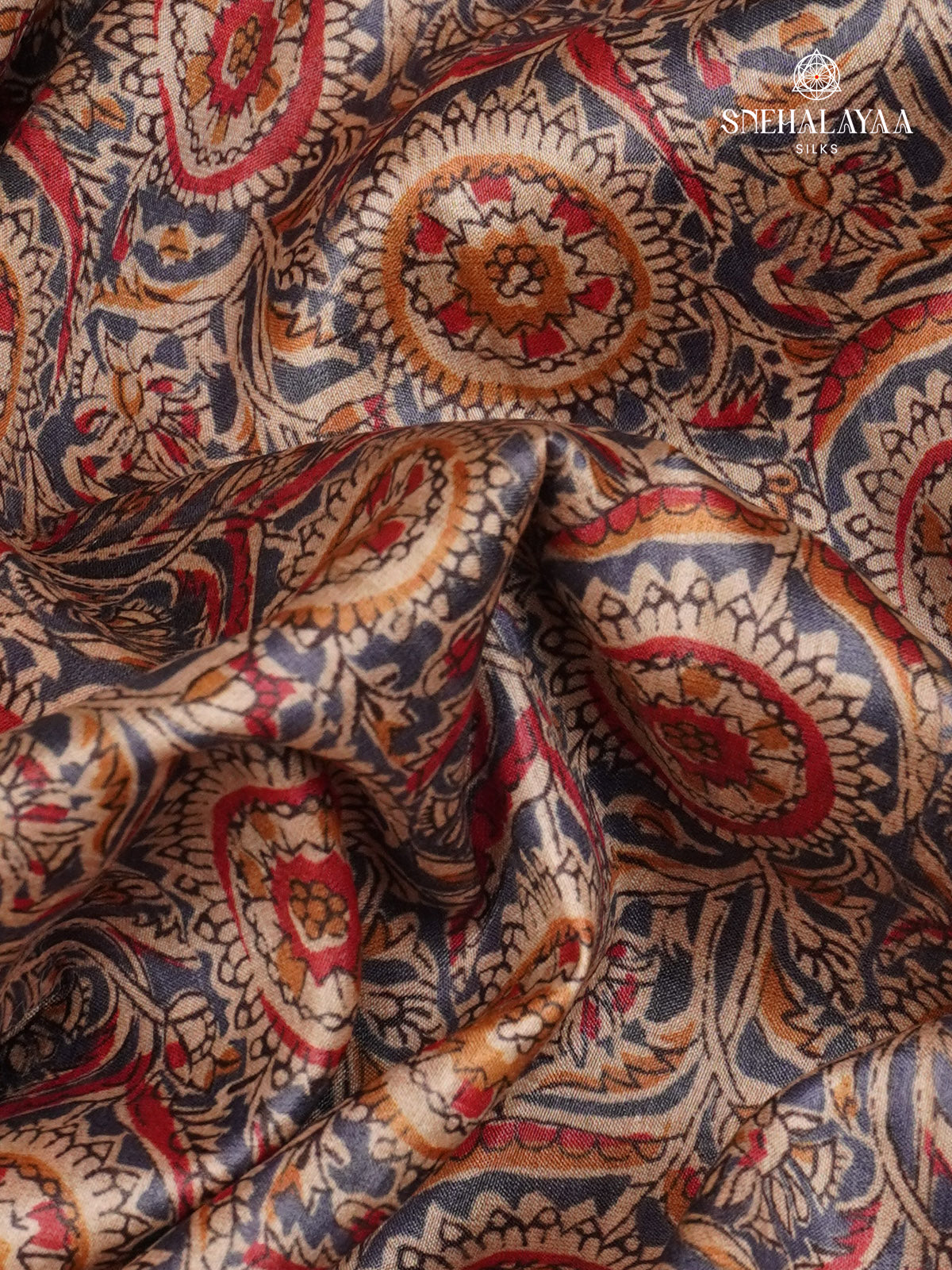 Pastel Blue Tussar Saree