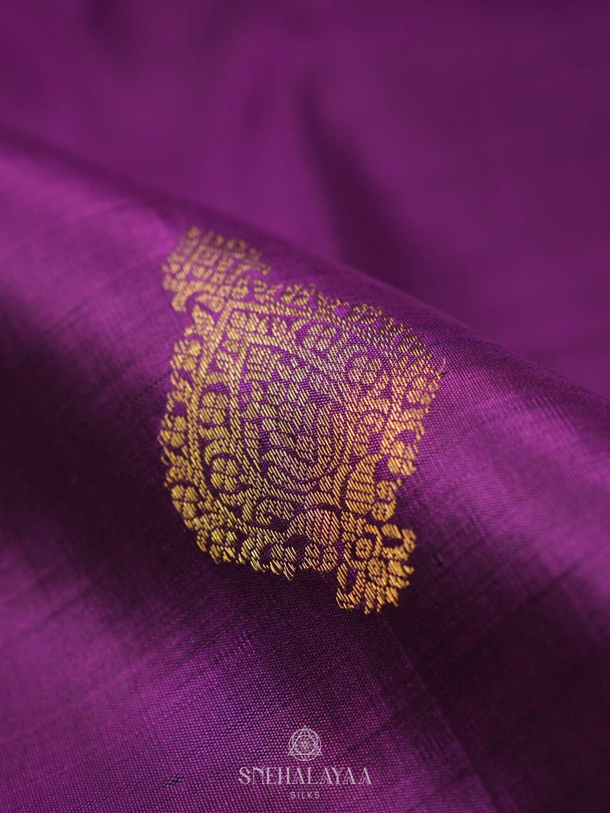 Lavender Kanjivaram Silk Saree
