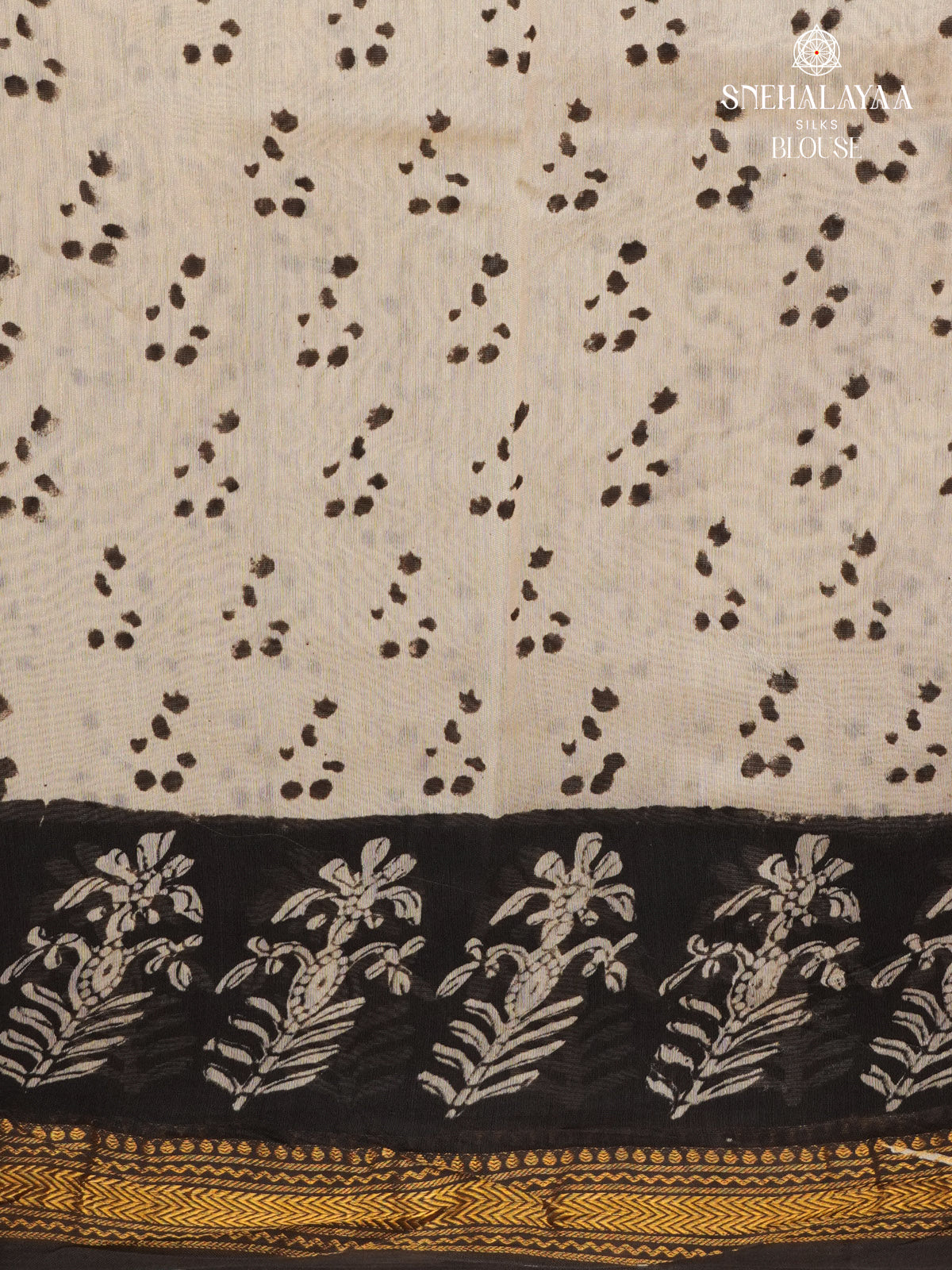 Off White Chanderi Saree