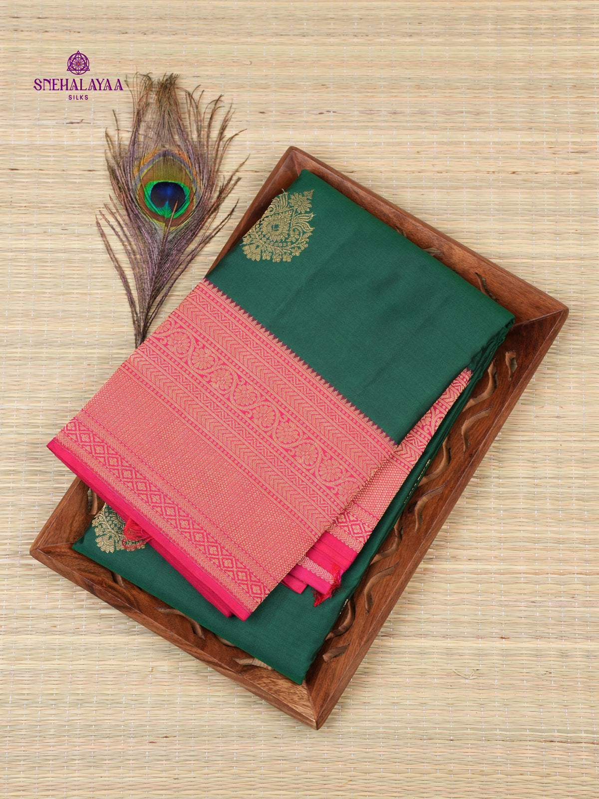 Green Kanjivaram Silk Saree