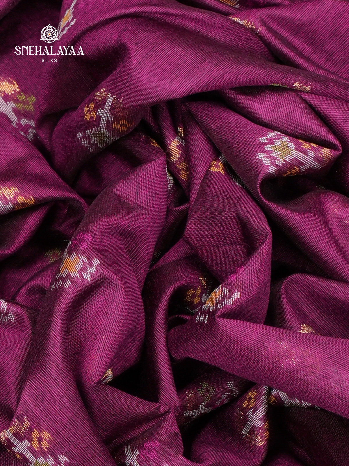 Purple Ikat Saree