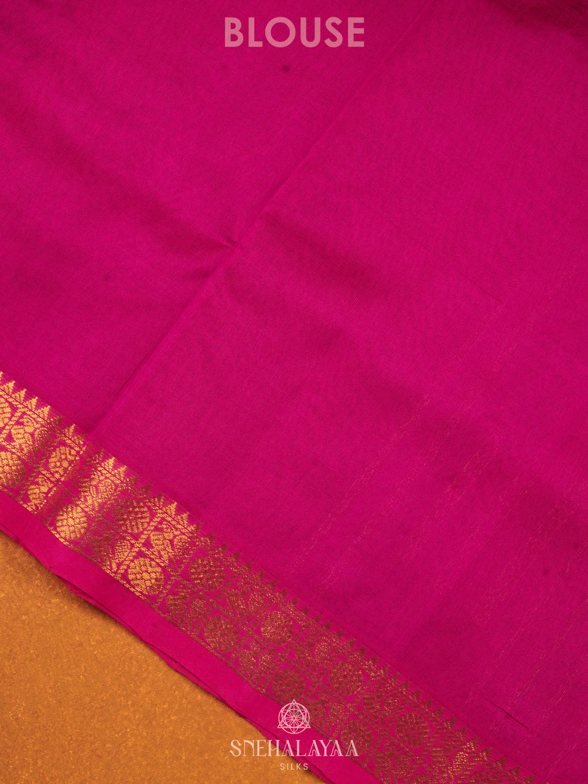 Violet Kanchi Silk Cotton Saree
