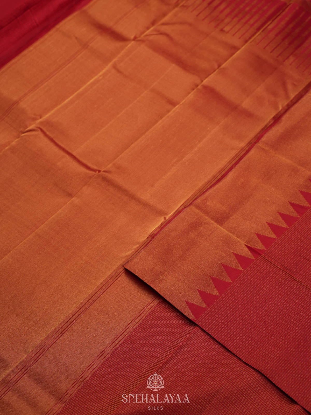 Magenta Kanjivaram silk saree