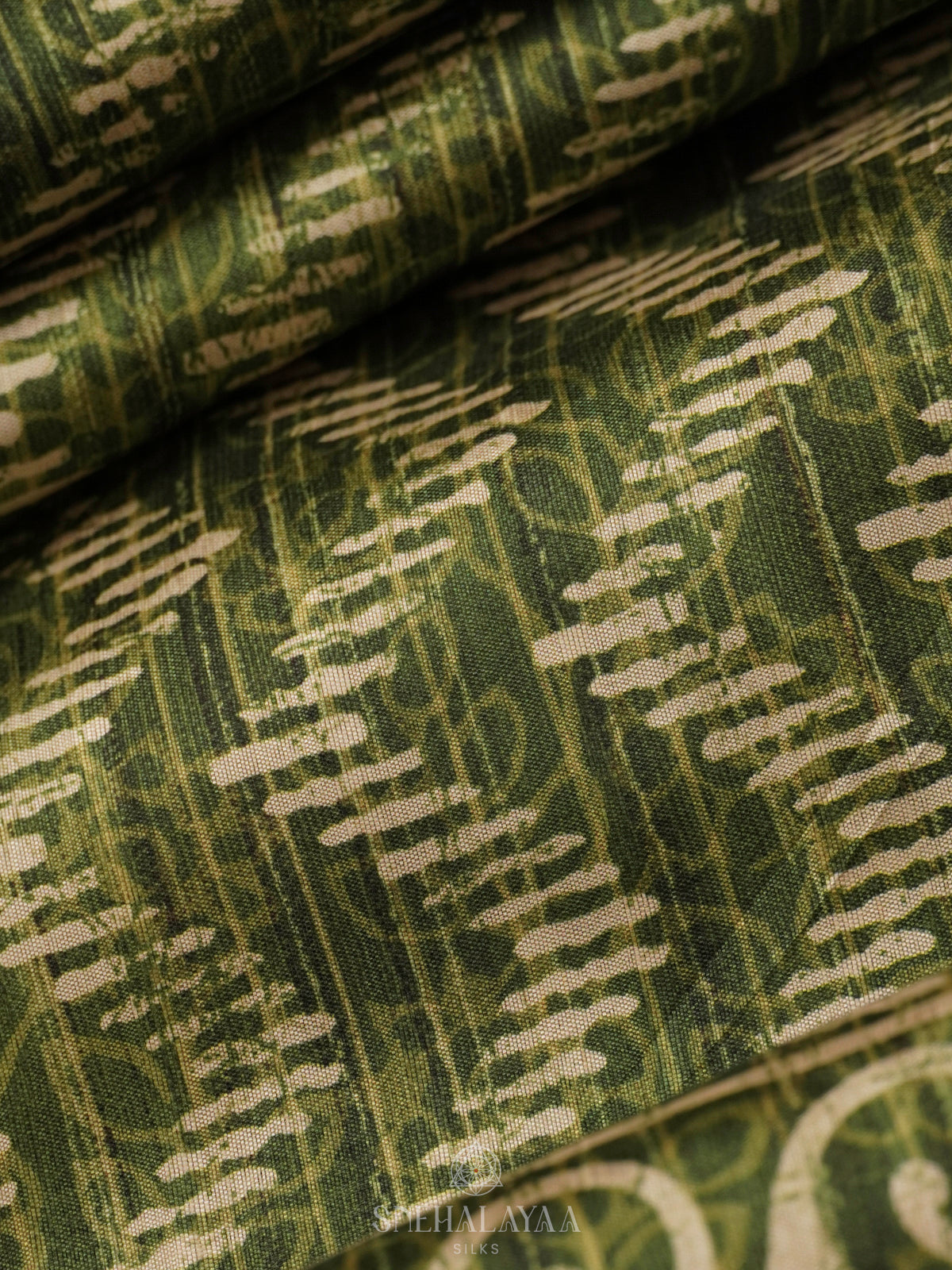 Green Tussar Saree