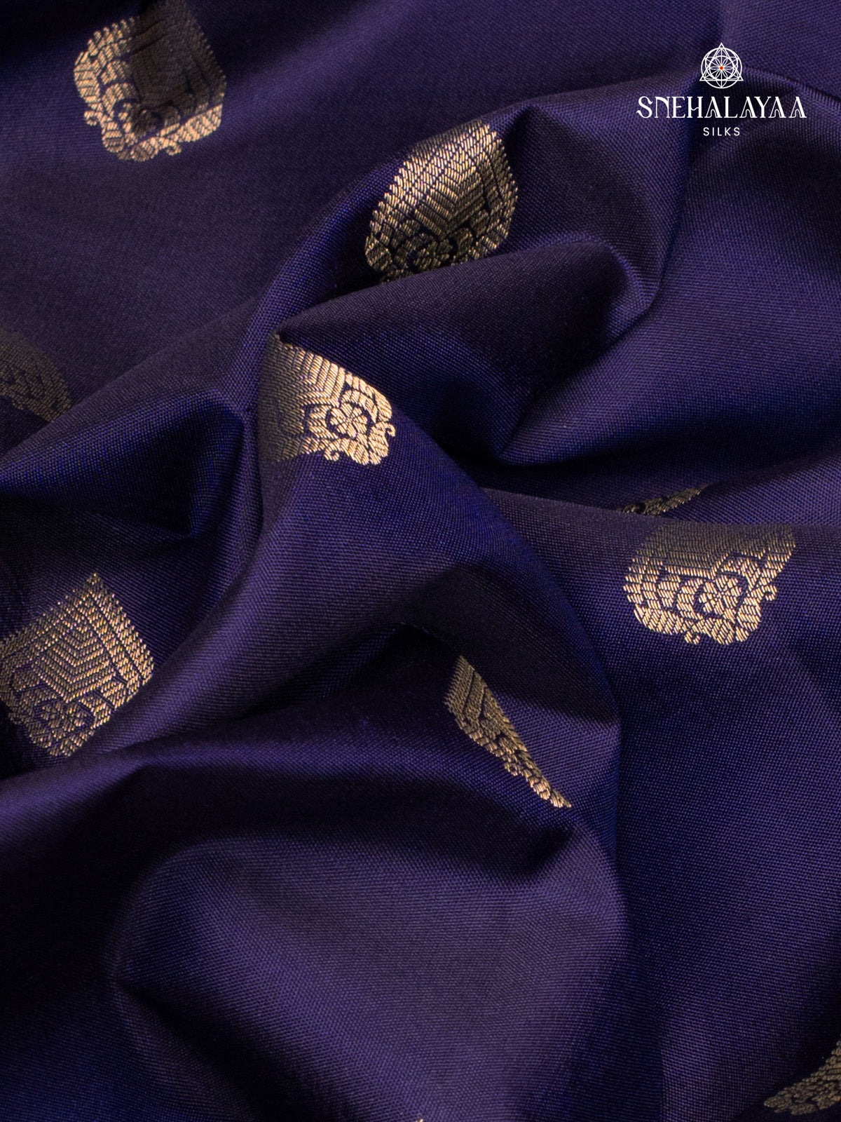 Indigo Korvai Kanjivaram Silk Saree