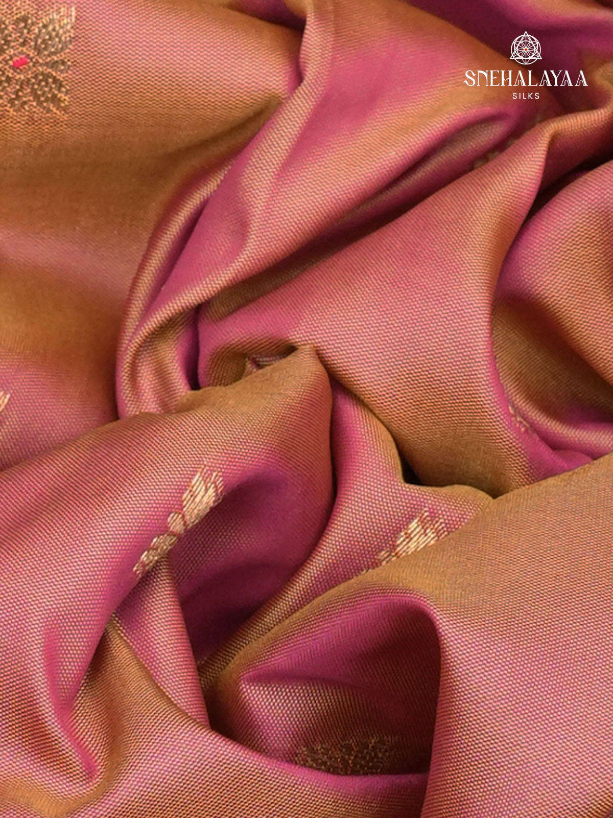 Onion Pink Banaras Paithani Saree