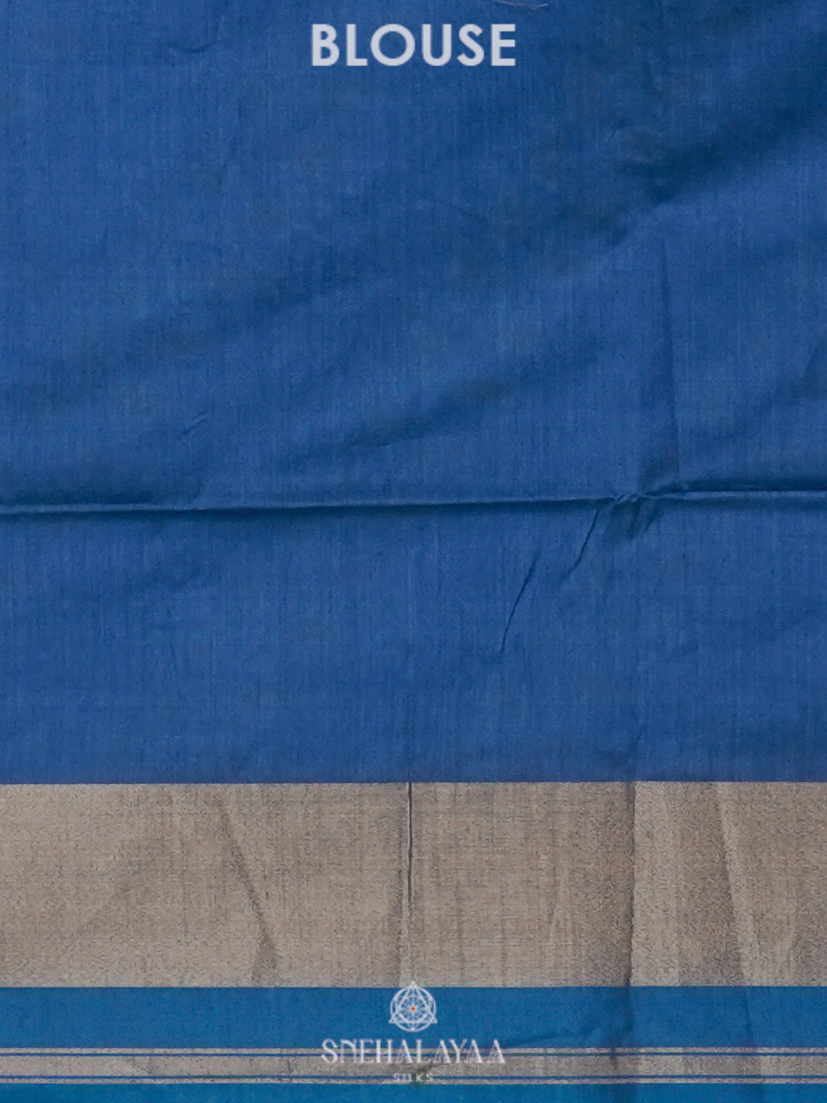 Pale Blue Tussar Saree