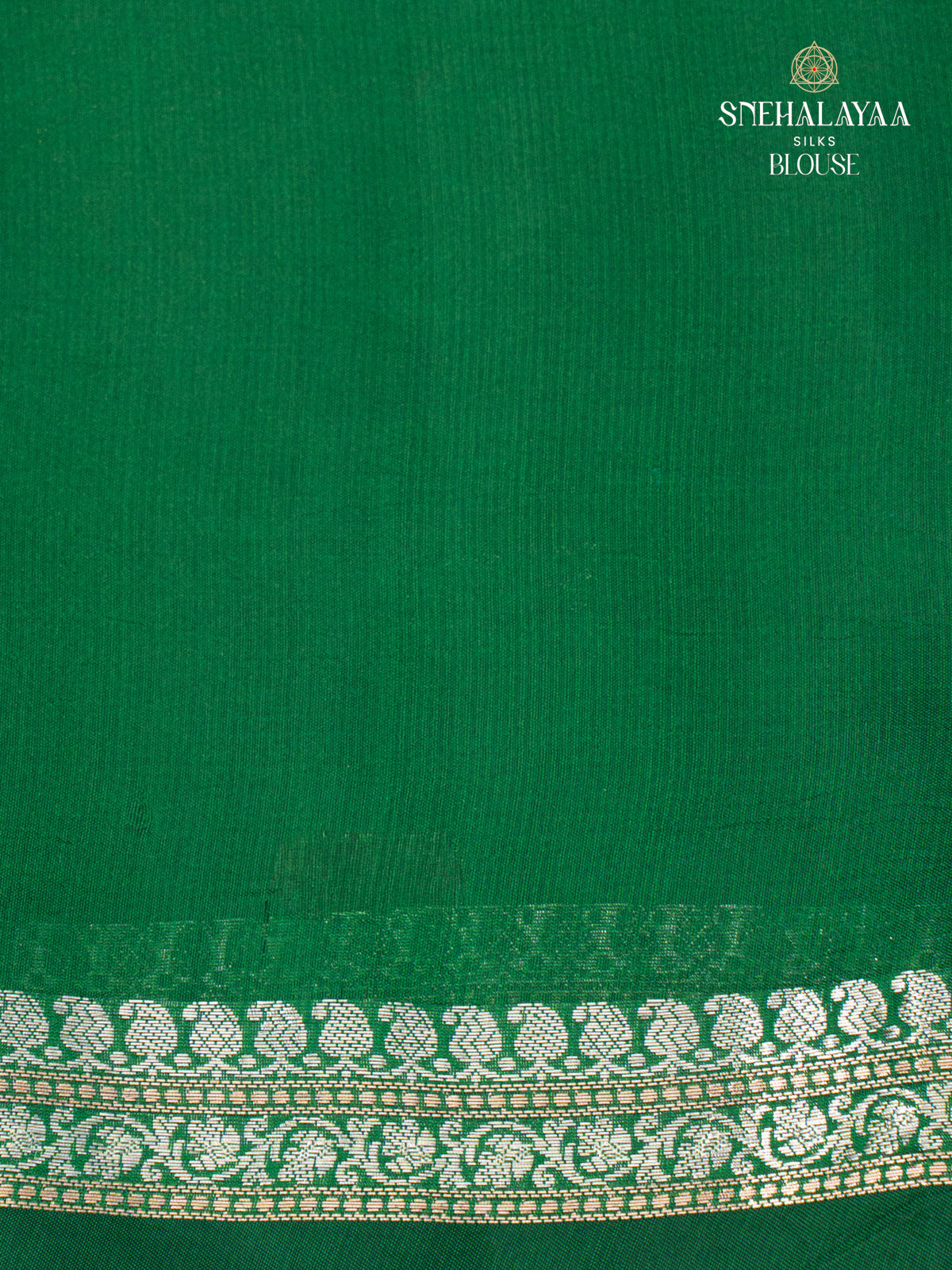 Green Banaras Dupion Saree