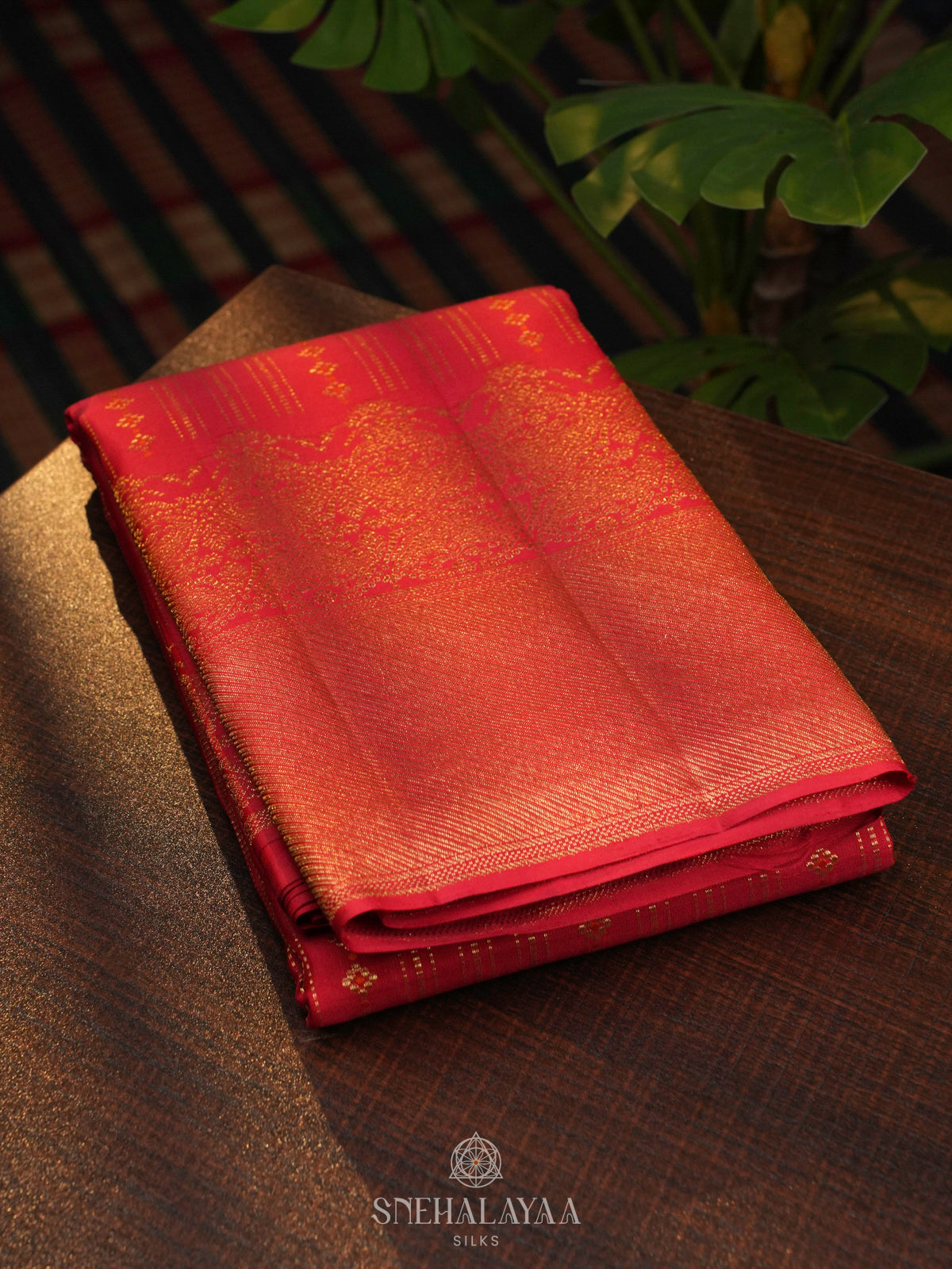Pink Kanjivaram Silk Saree