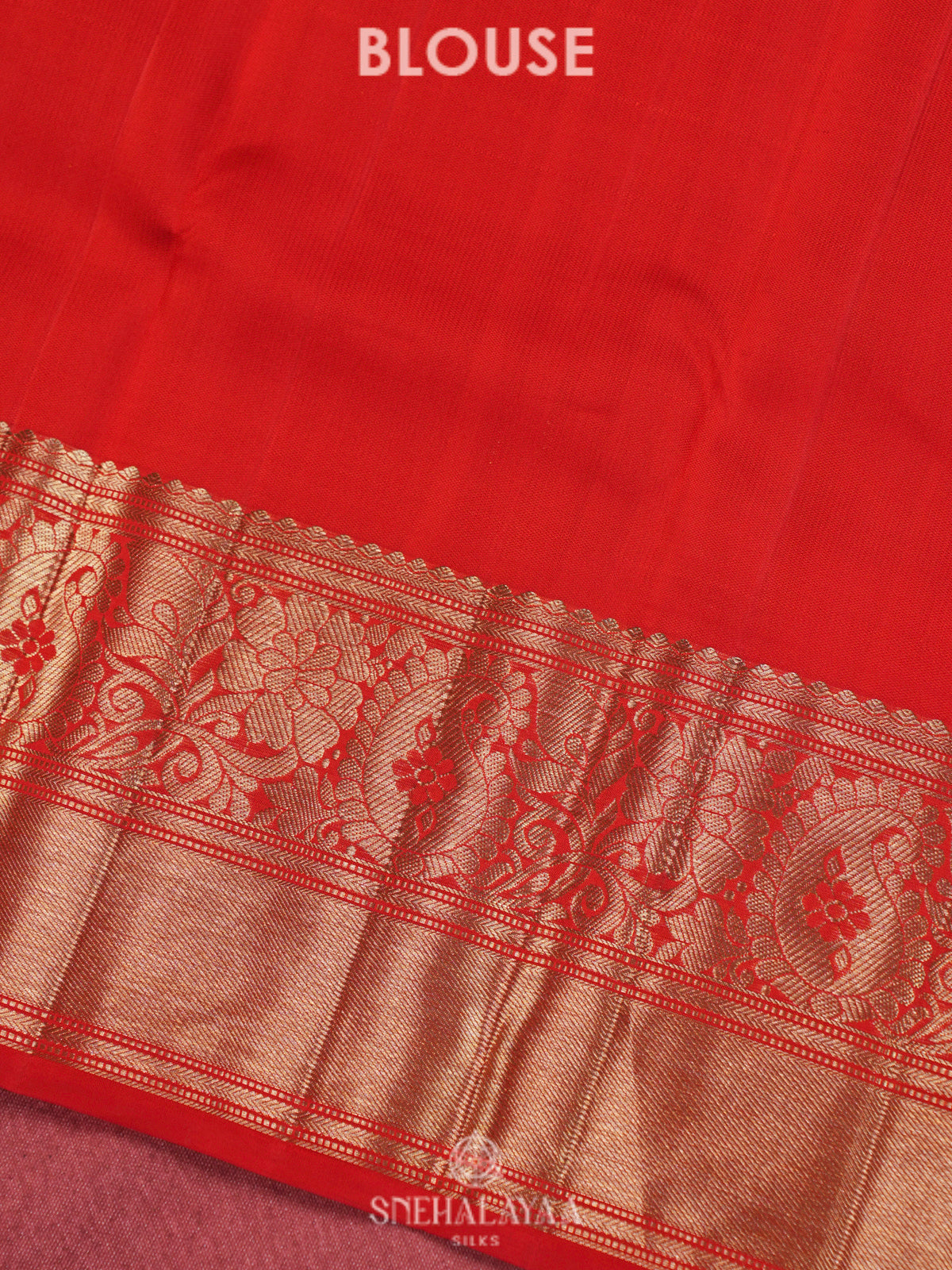 Red Kanjivaram Silk Saree