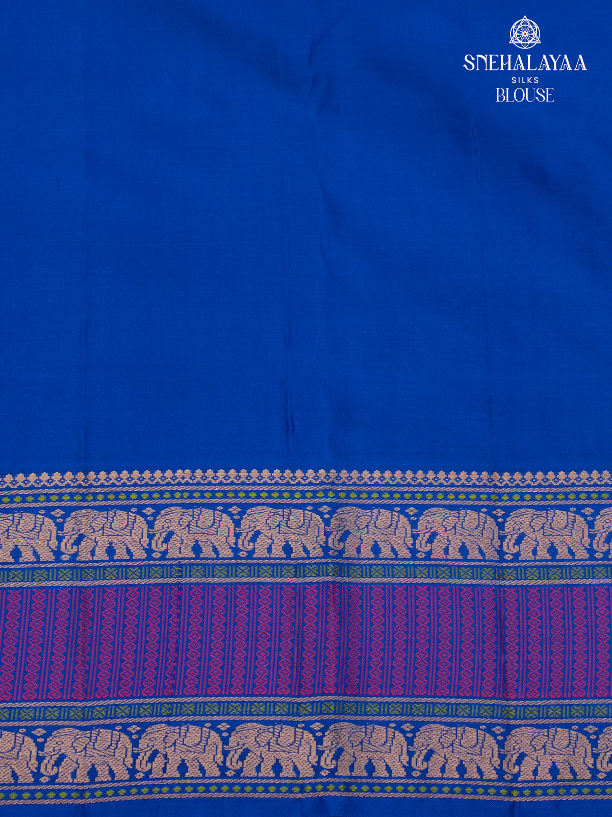 Turquoise Blue Korvai Kanjivaram Silk Saree