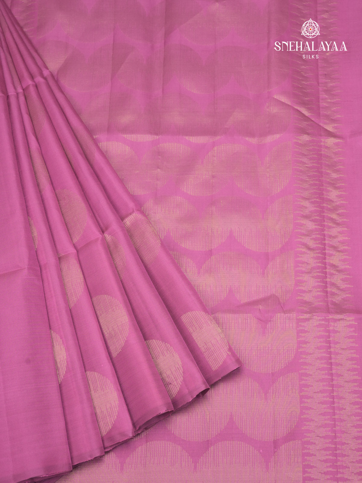 Pink Kanjivaram Soft Silk Saree