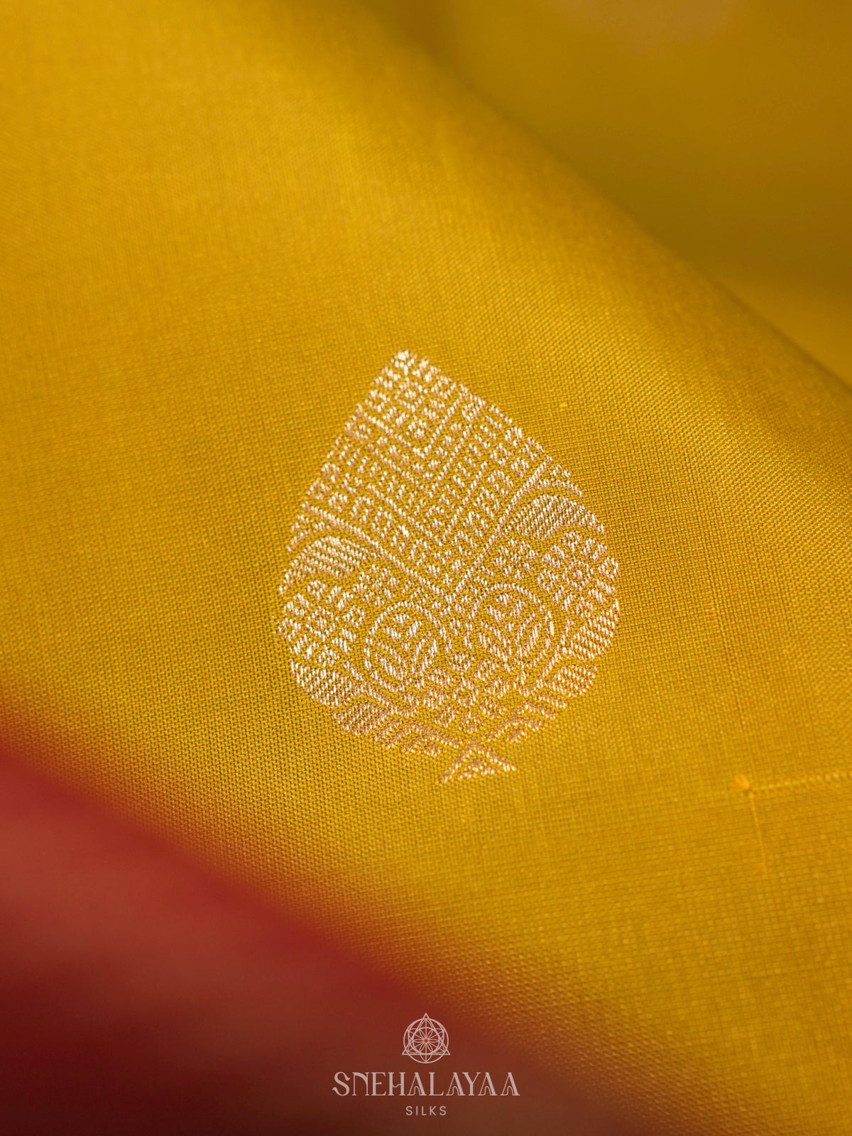 Yellow Kanjivaram Silk Saree