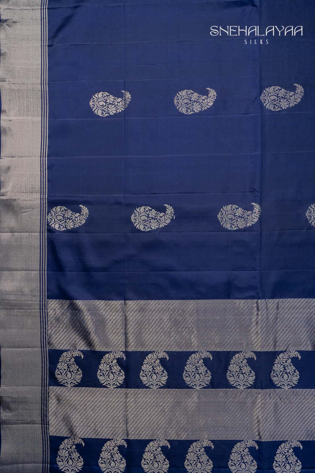 Dark Blue Soft Silk Saree