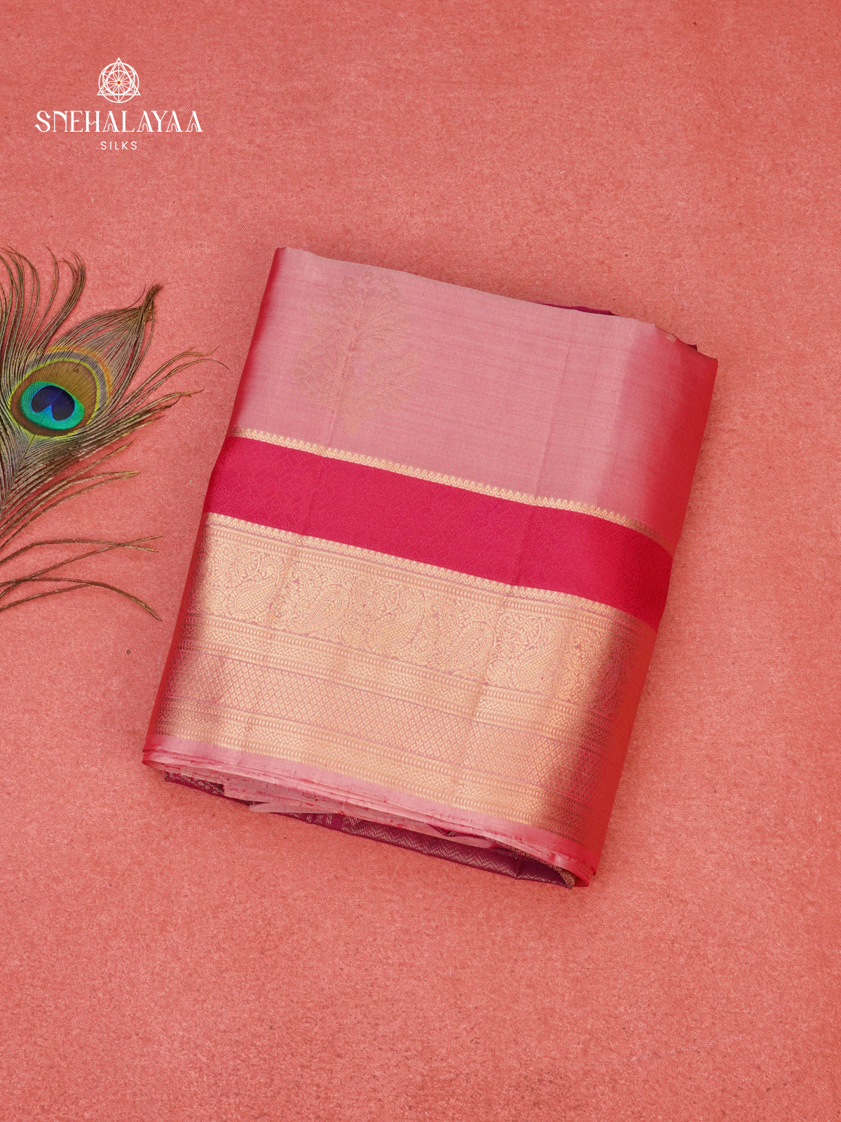Rani Pink Soft Silk Saree