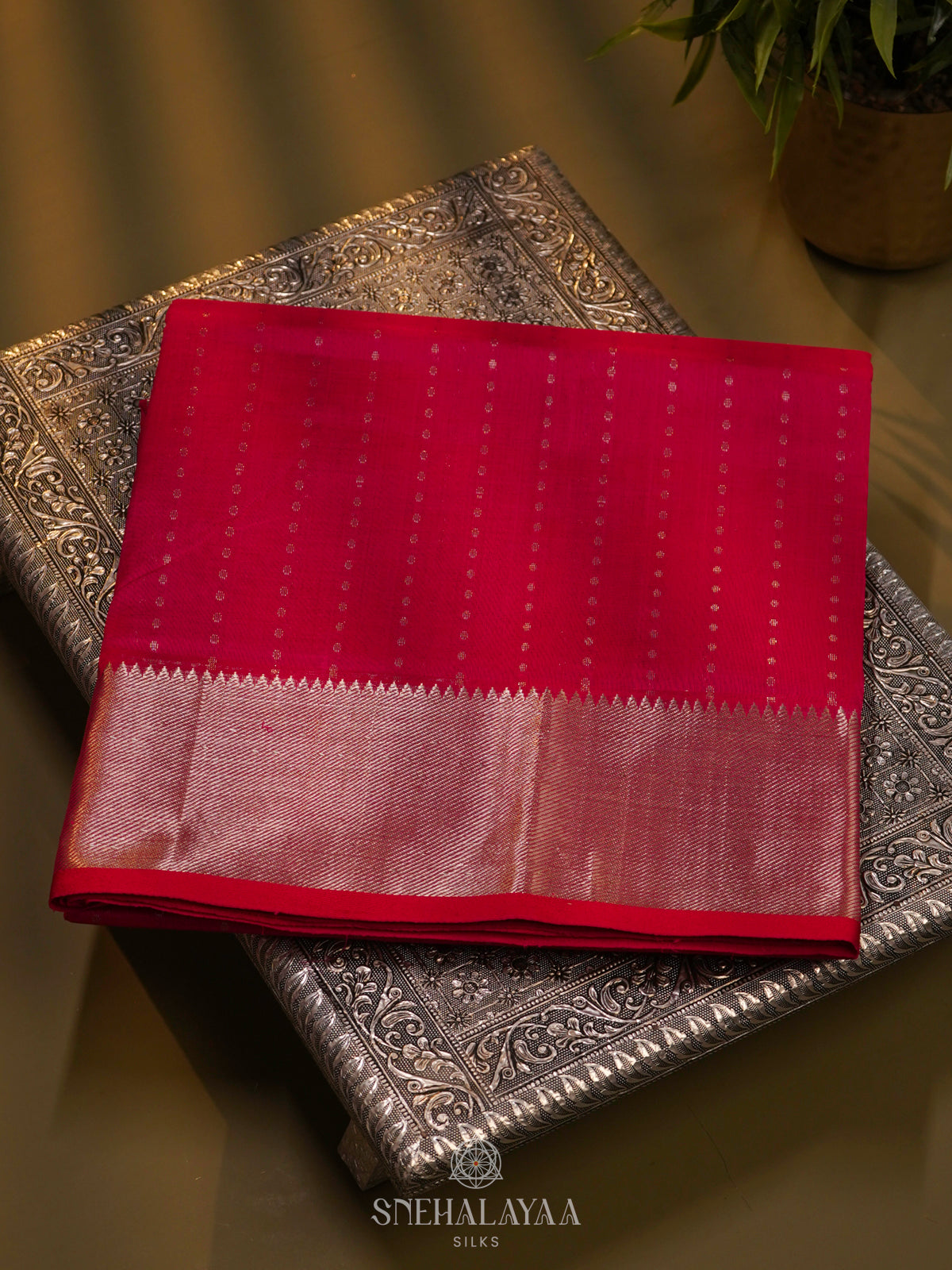 Pink Managalagiri Kuppadam Silk Saree