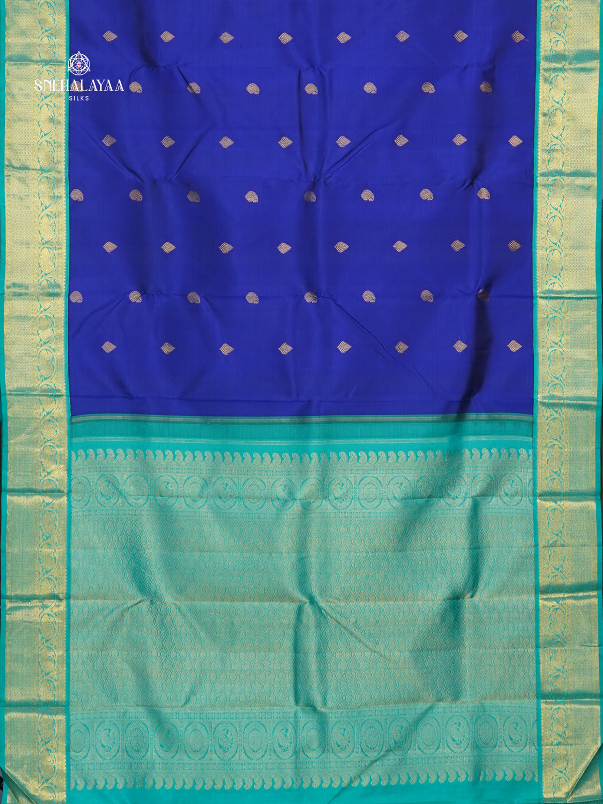 Royal Blue Kanjivaram Silk Saree