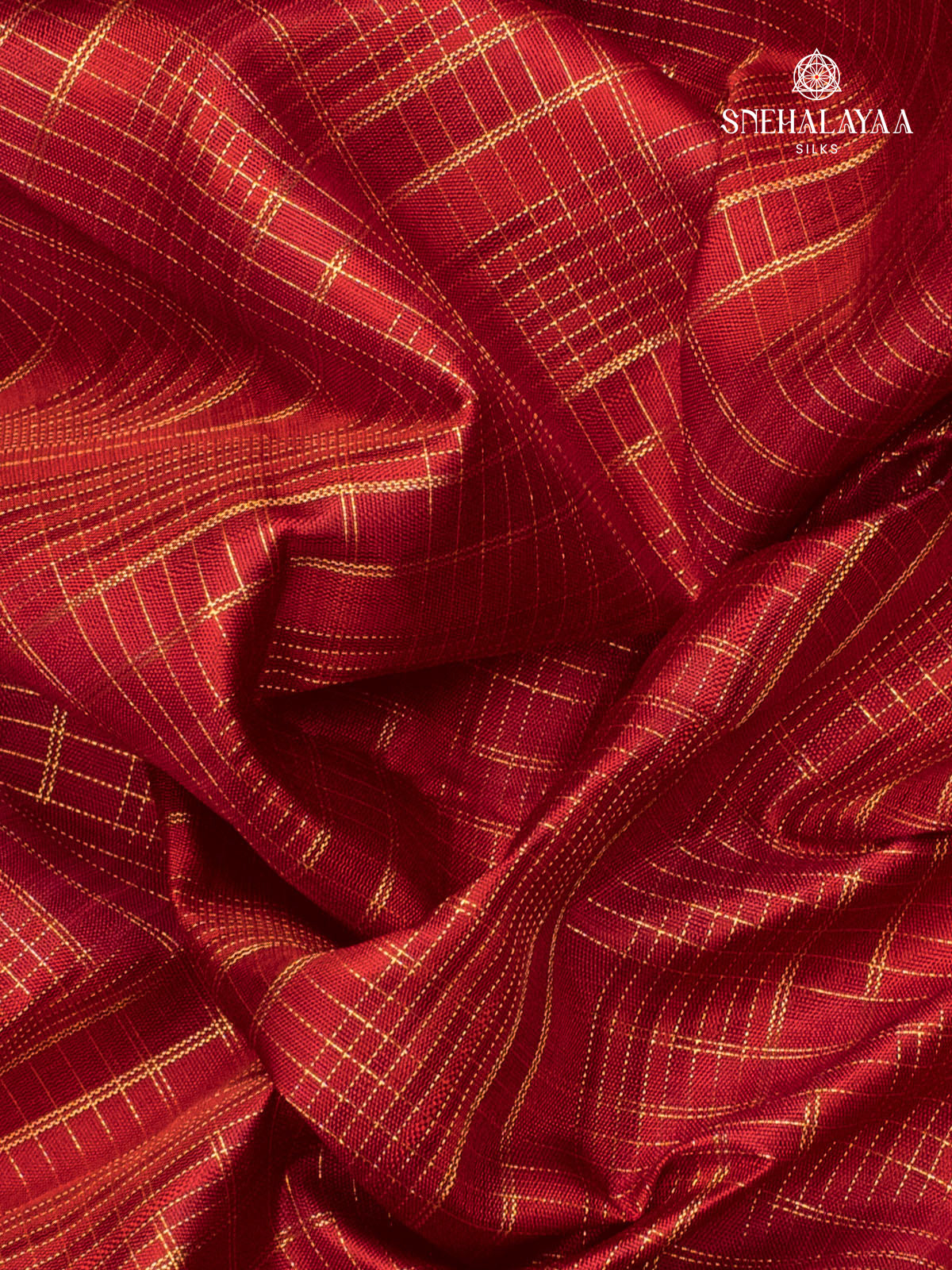 Rust Orange Kanjivaram Silk Saree
