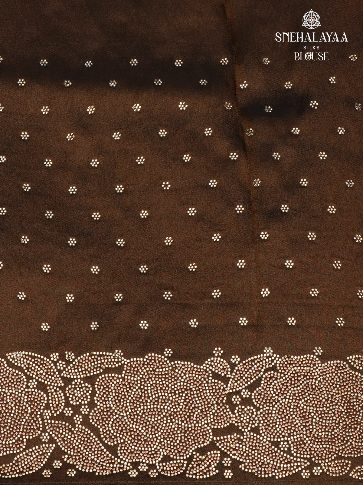 Brown Designer Saree