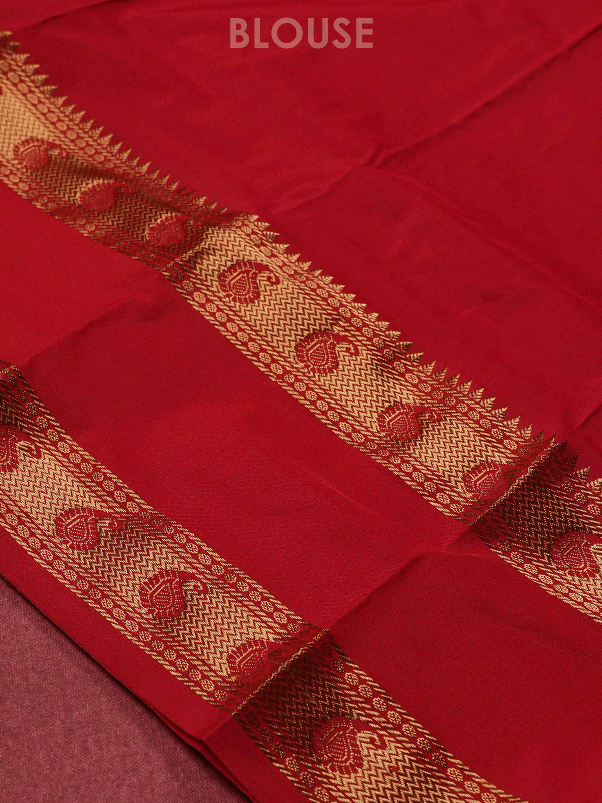 Cream Kanjivaram Silk Saree