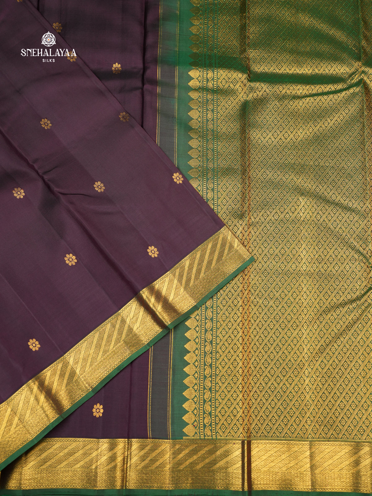 Maroon Kanjivaram Silk Saree