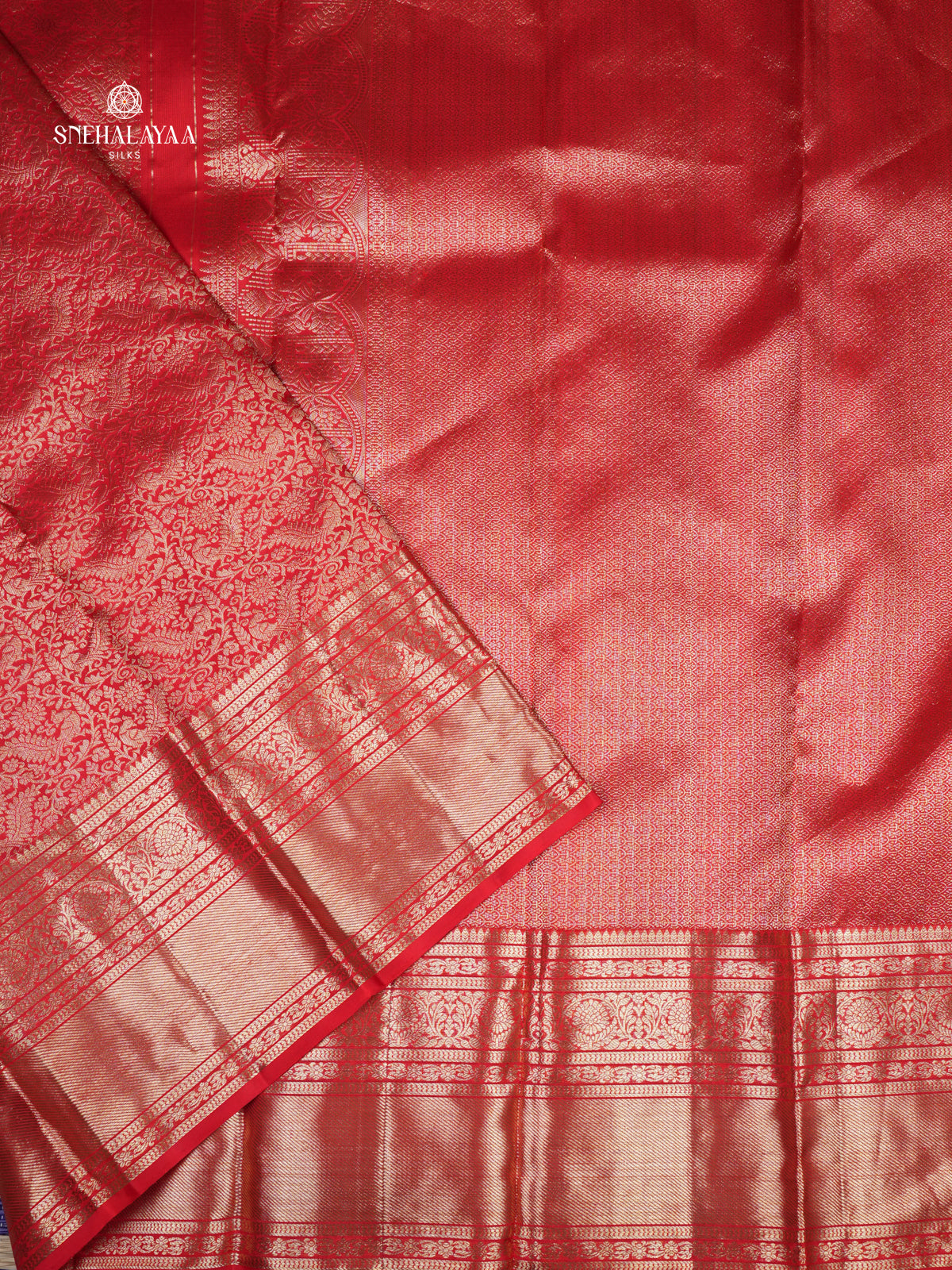 Red Kanjivaram Silk Saree