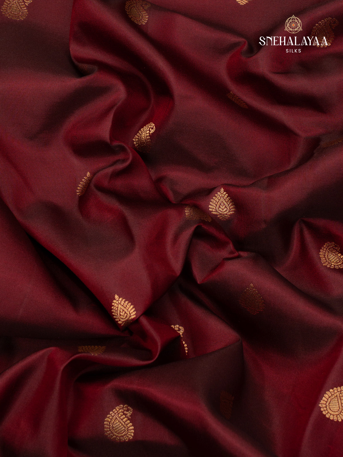 Brown Gadwal Silk Saree