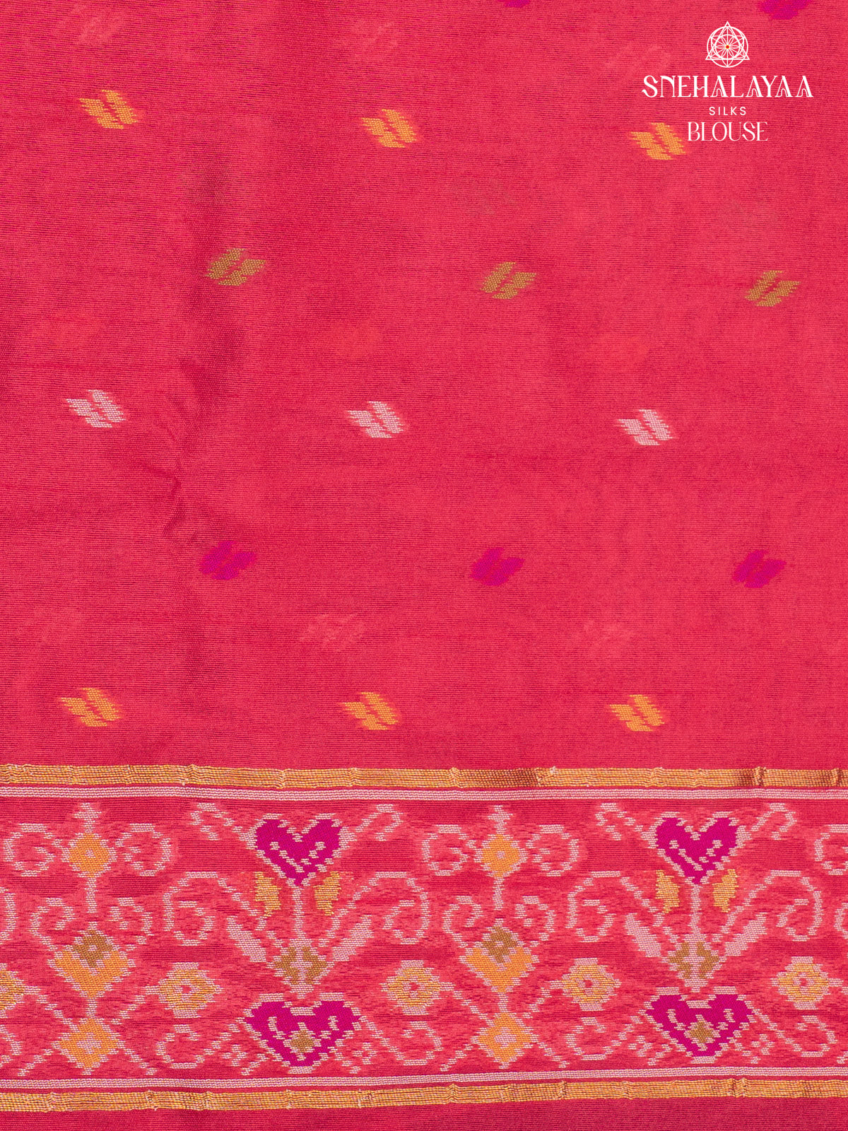 Purple Ikat silk Saree