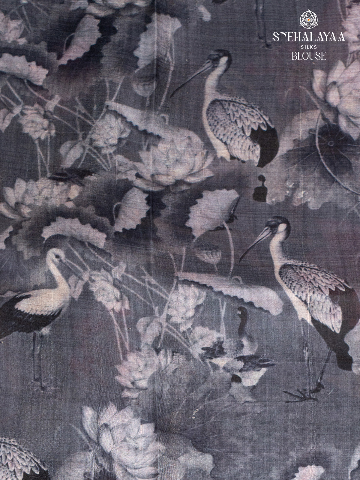 Green Printed Tussar Saree