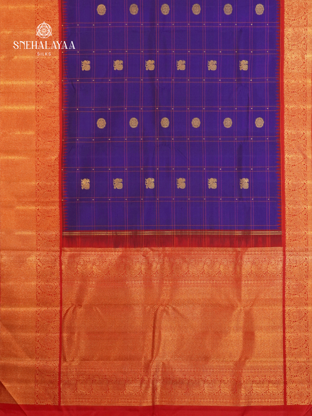 Purple Kanjivaram Silk Saree