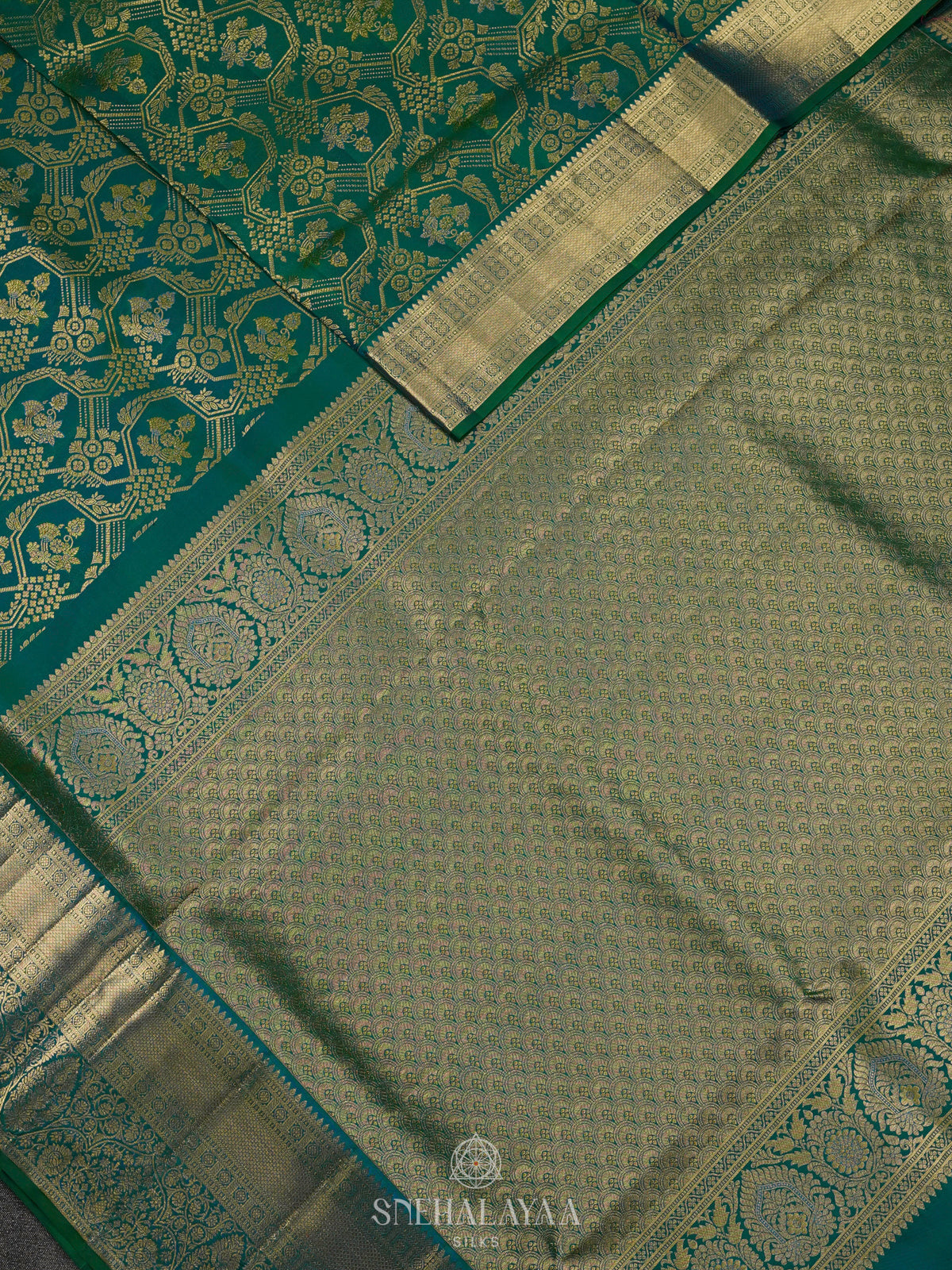 Green Kanjivaram Silk Saree