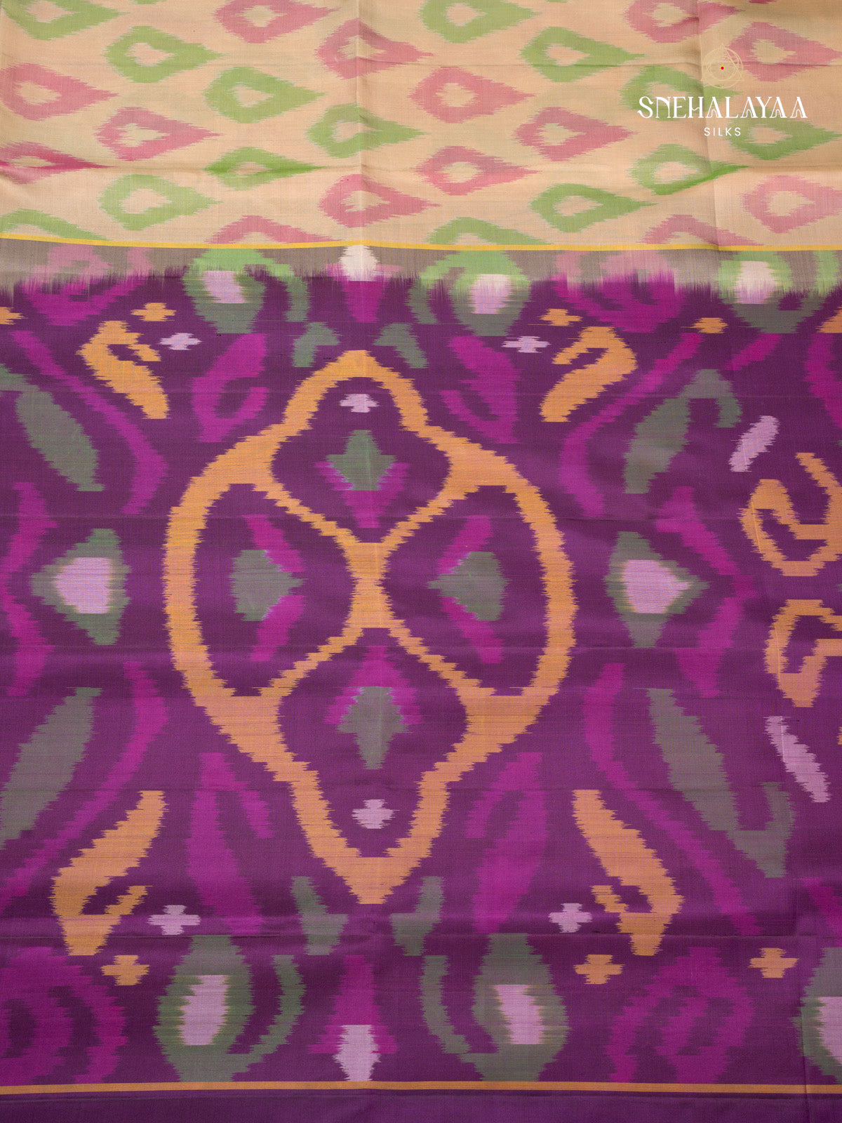 Peach Kanjivaram Soft Silk Saree