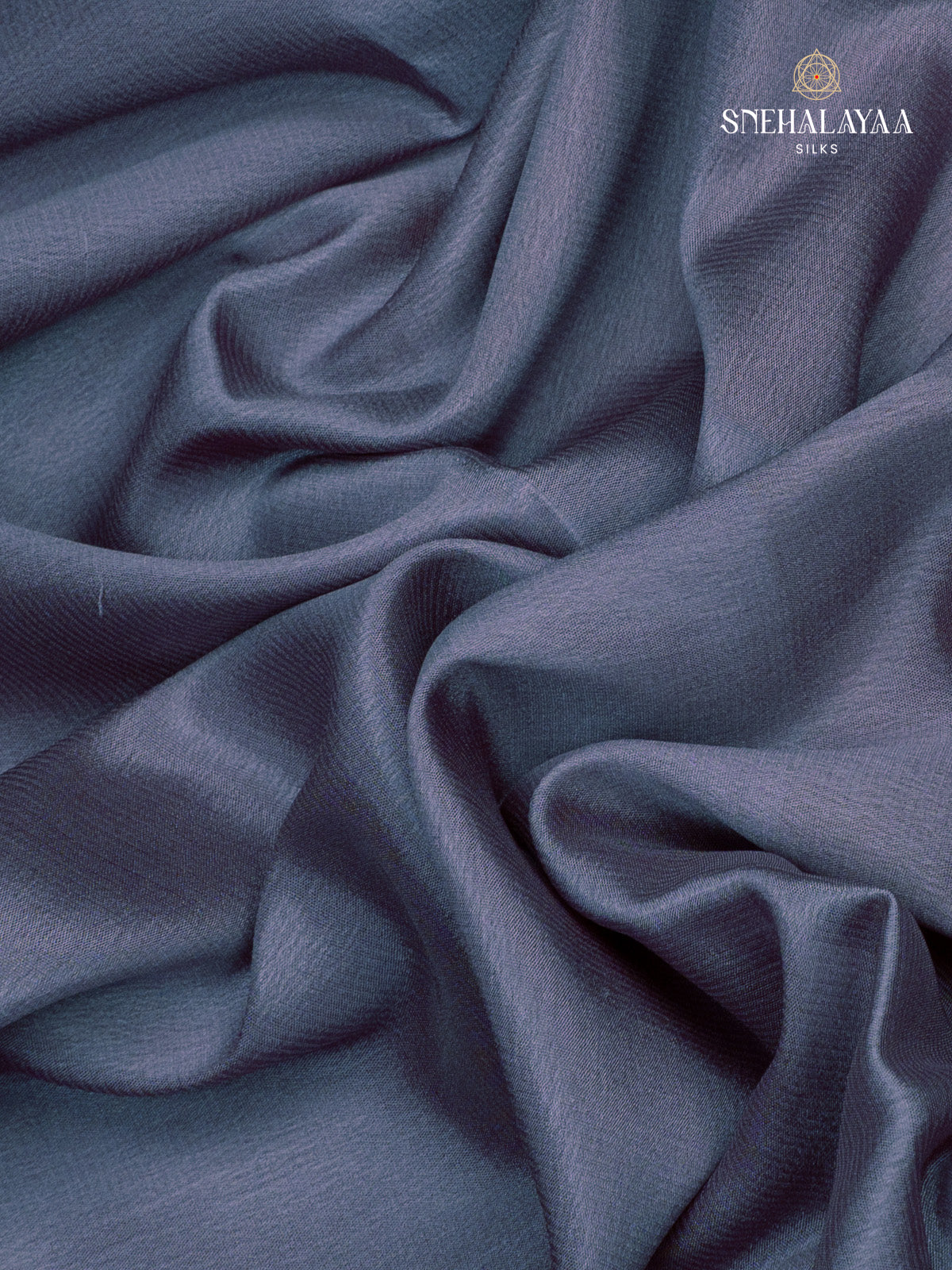 Grey Mysore Silk Saree