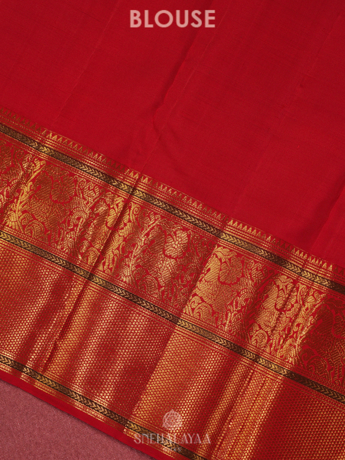 Forest Green Kanjivaram Silk Saree