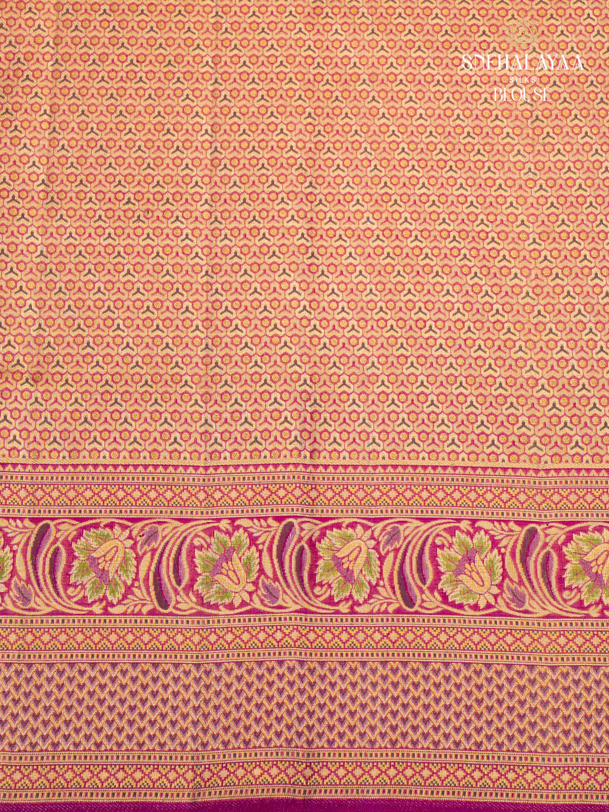 Pink Kanjivaram Silk Saree