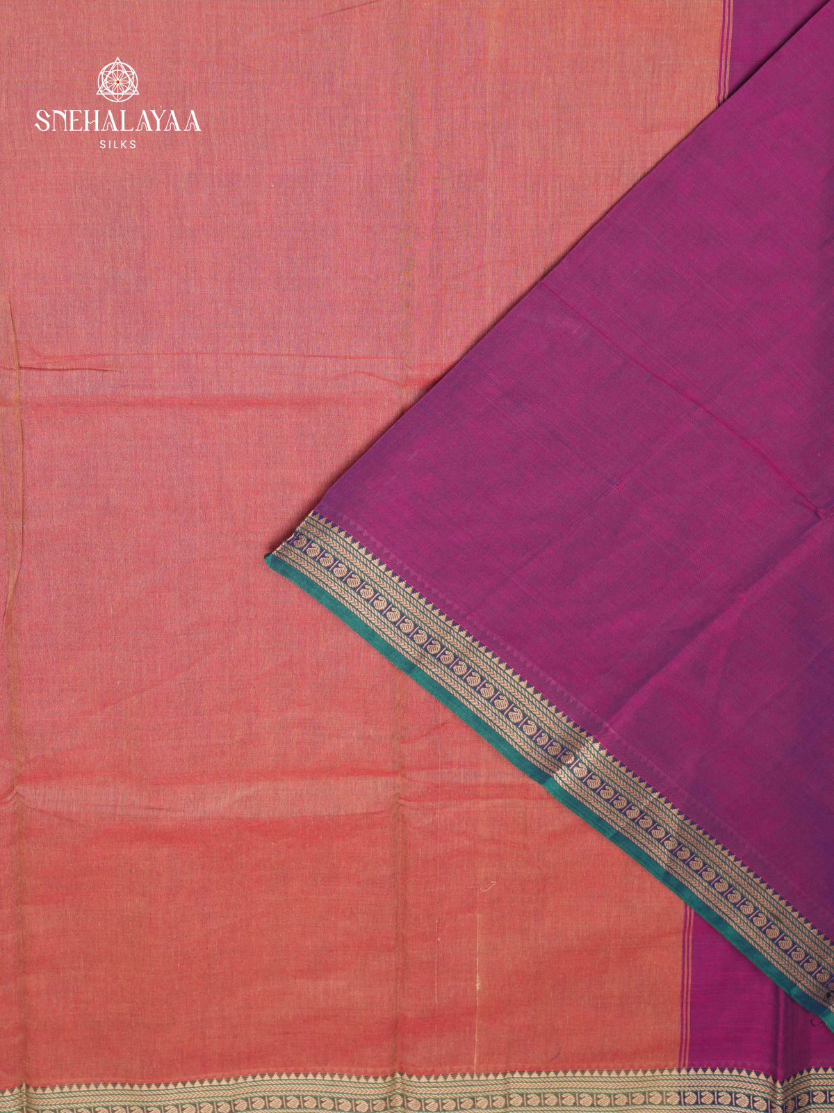 Magenta Naranyanpaet Cotton Saree