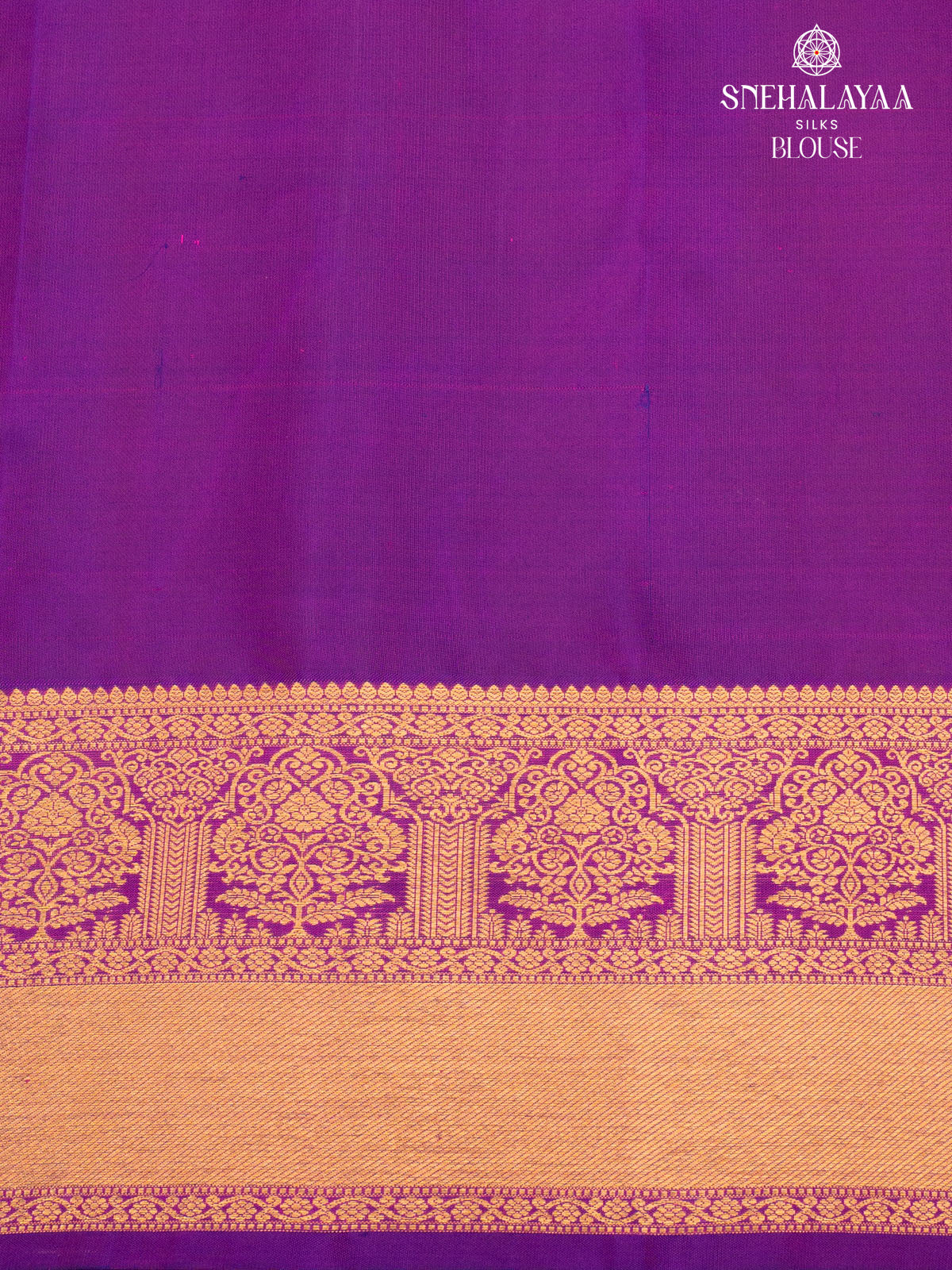 Violet Kanjivaram Silk Saree