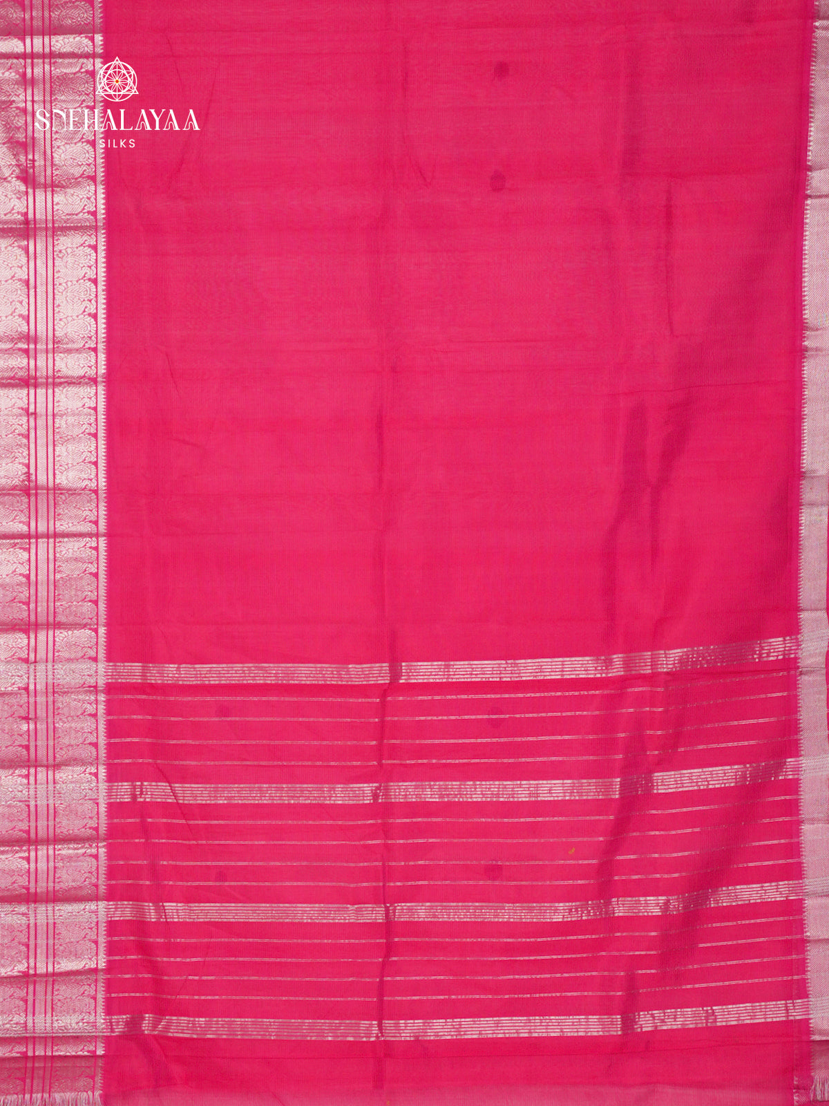 Rani Pink Mangalagiri Silk Cotton Saree