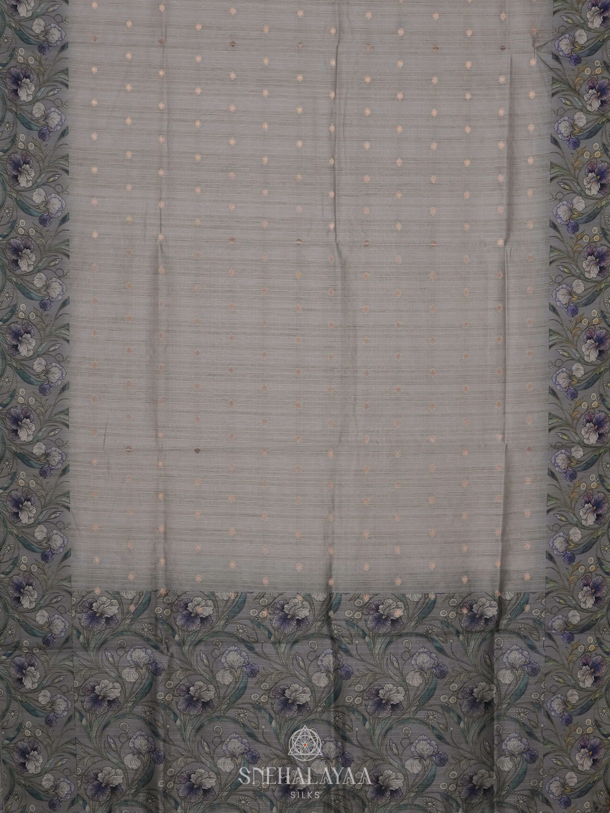 Grey Kota Tussar Saree
