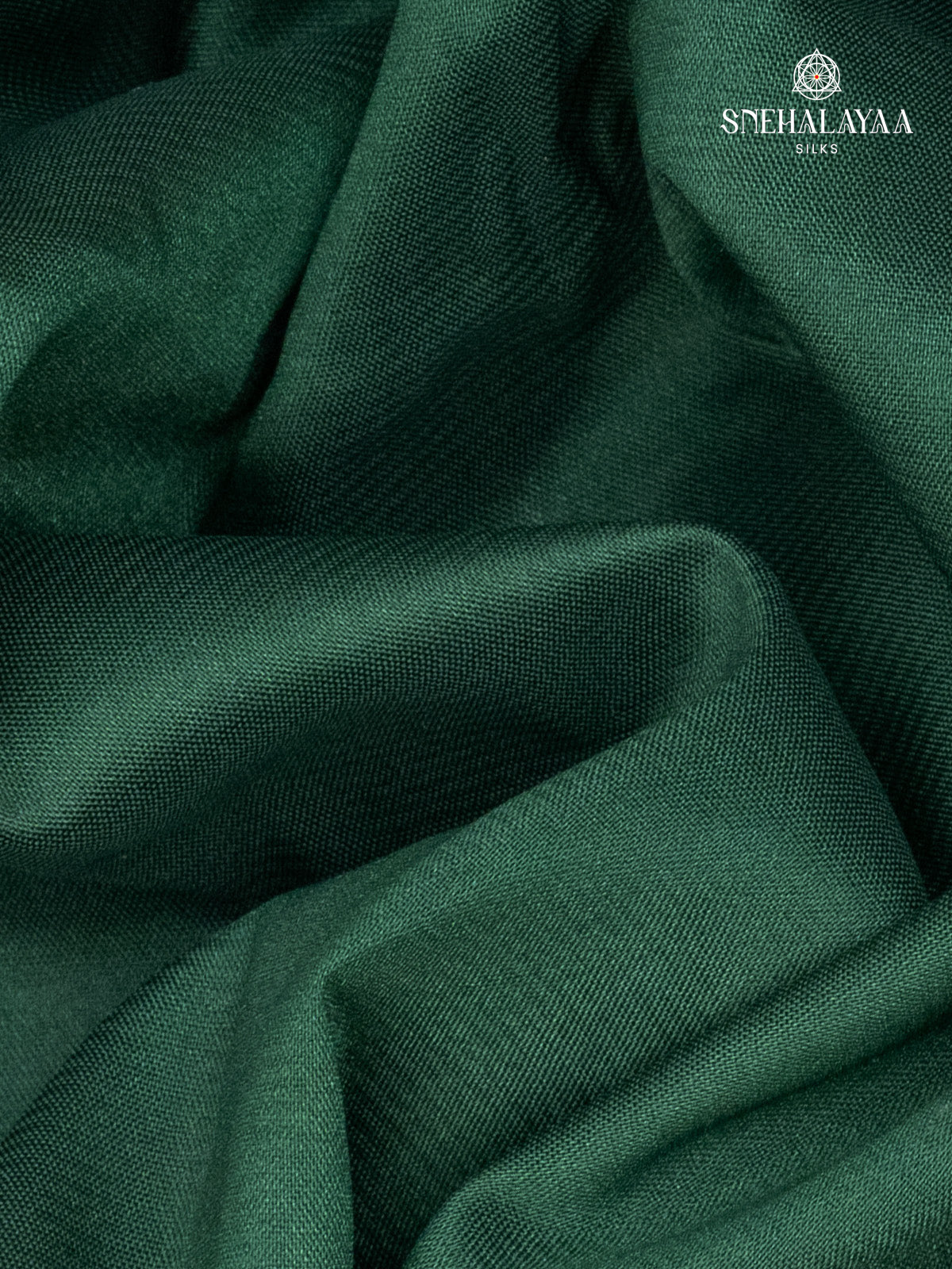 Forest Green Mysore Silk Saree