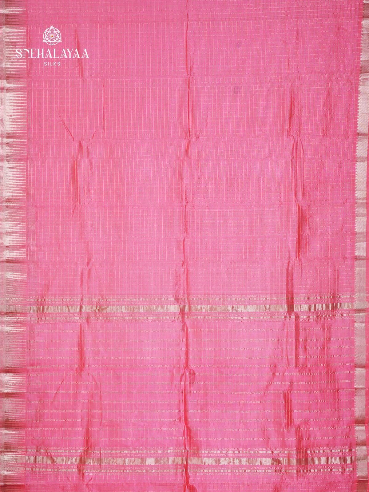 Baby Pink Mangalagiri Silk Cotton Saree