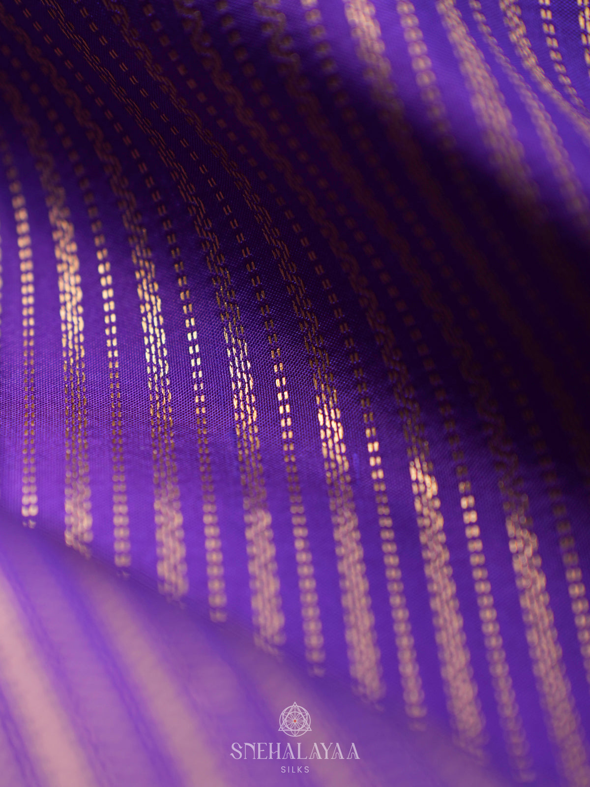 Purple Kanjivaram Silk Saree