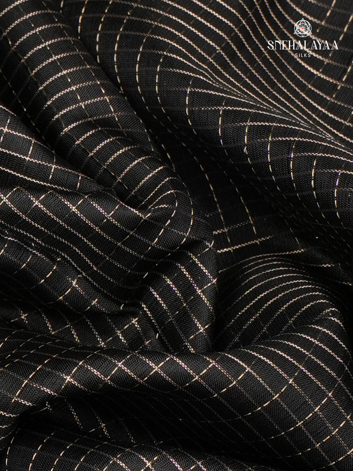 Black Kanjivaram Soft Silk Saree