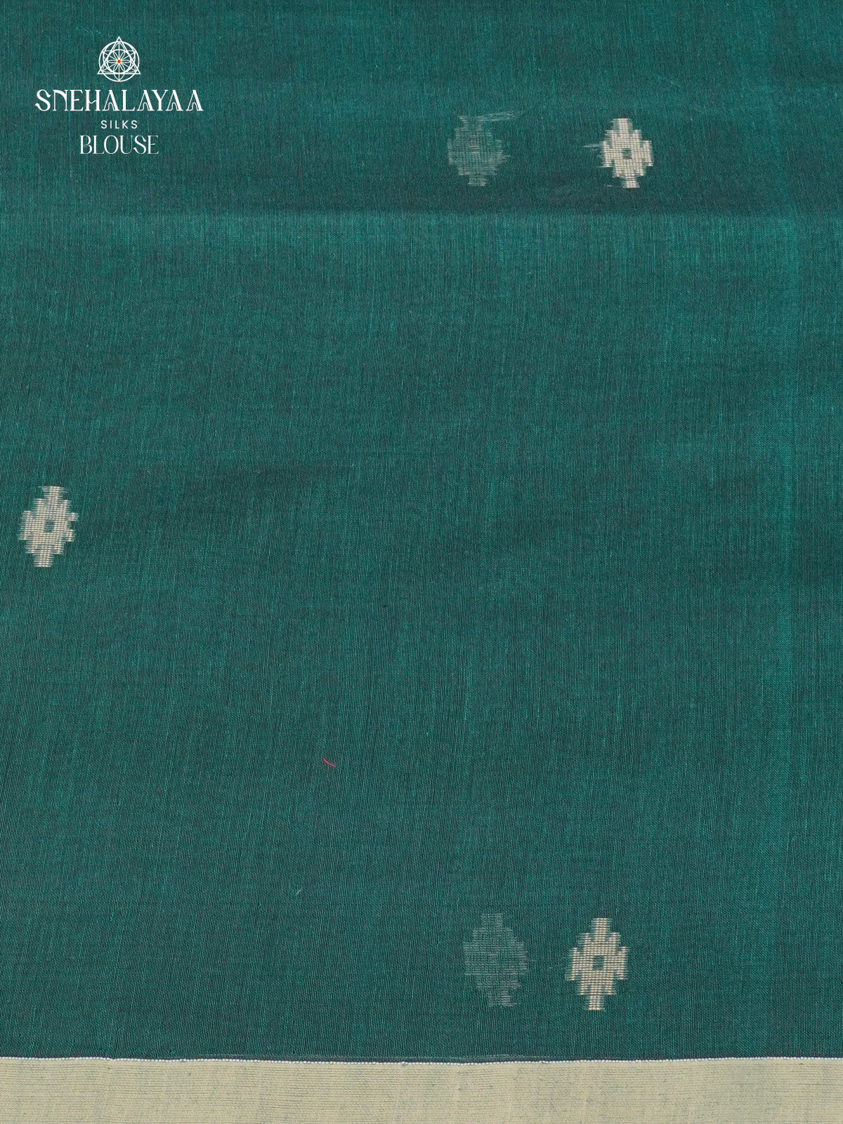 Peacock Green Sambalpuri Cotton Saree
