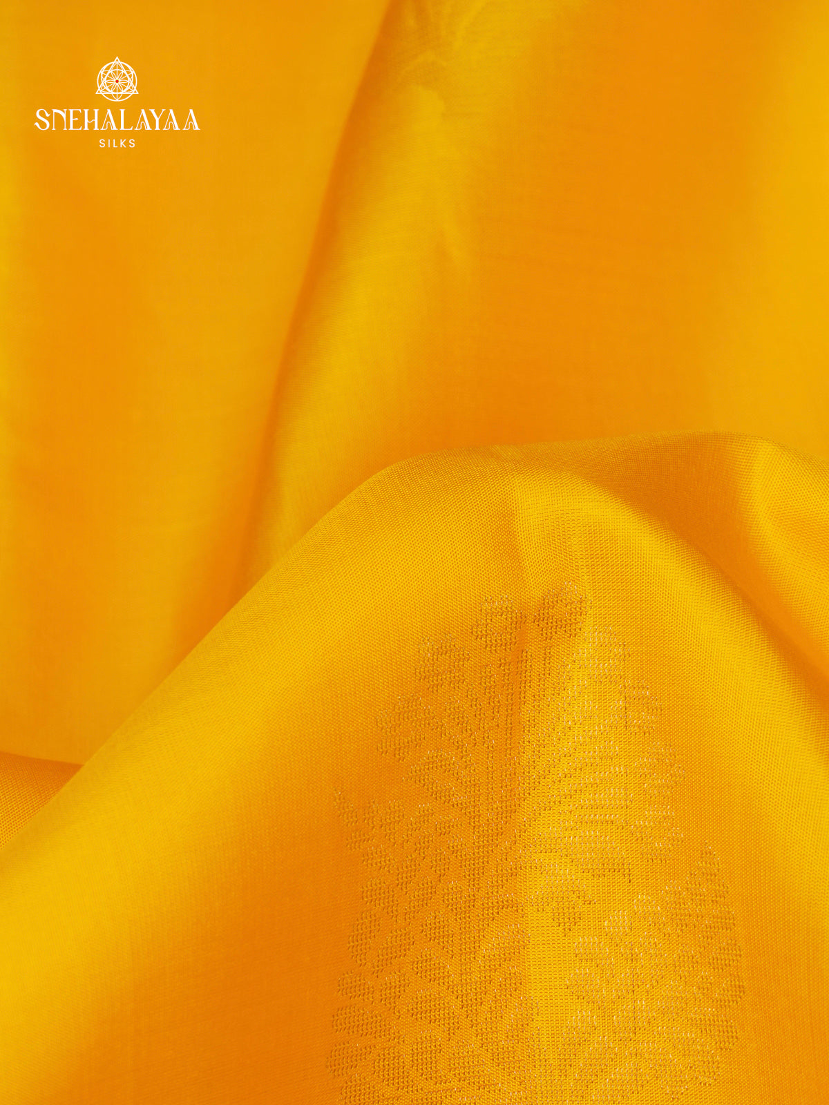 Mango Yellow Soft Silk Saree