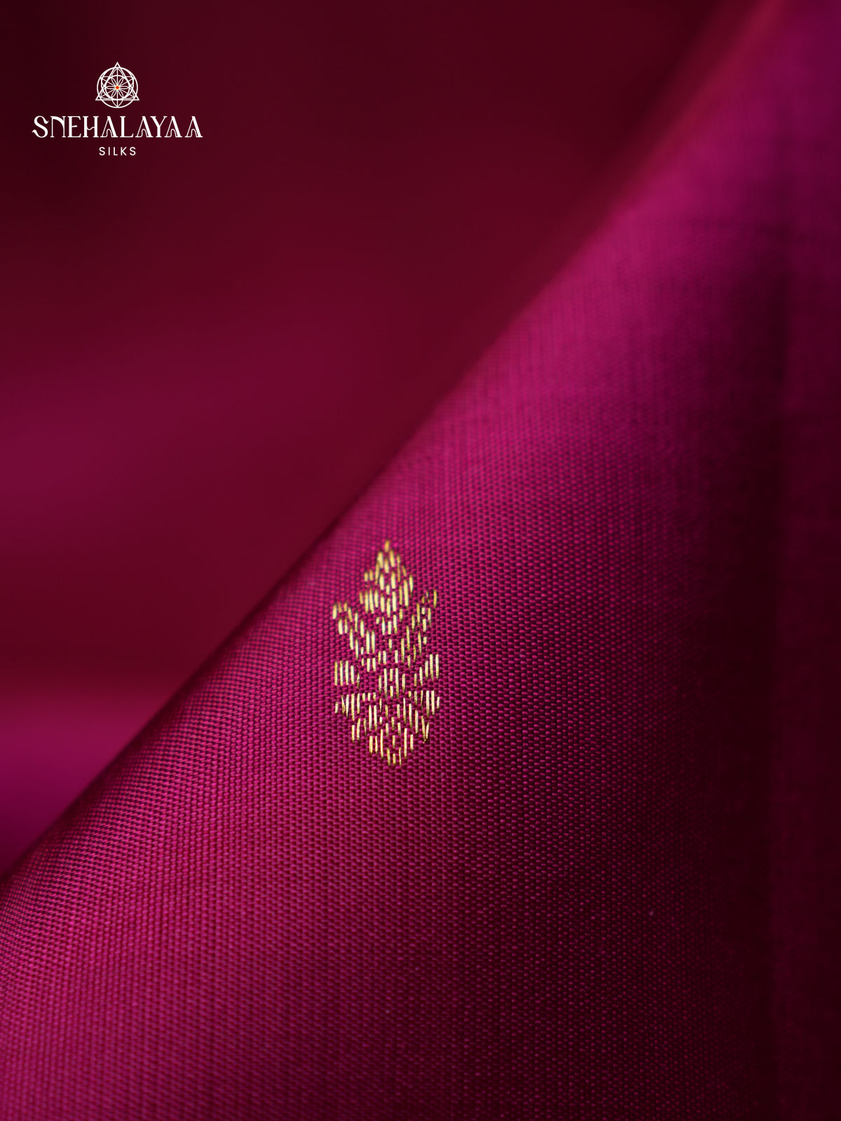 Burgundy Kanjivaram Silk Saree